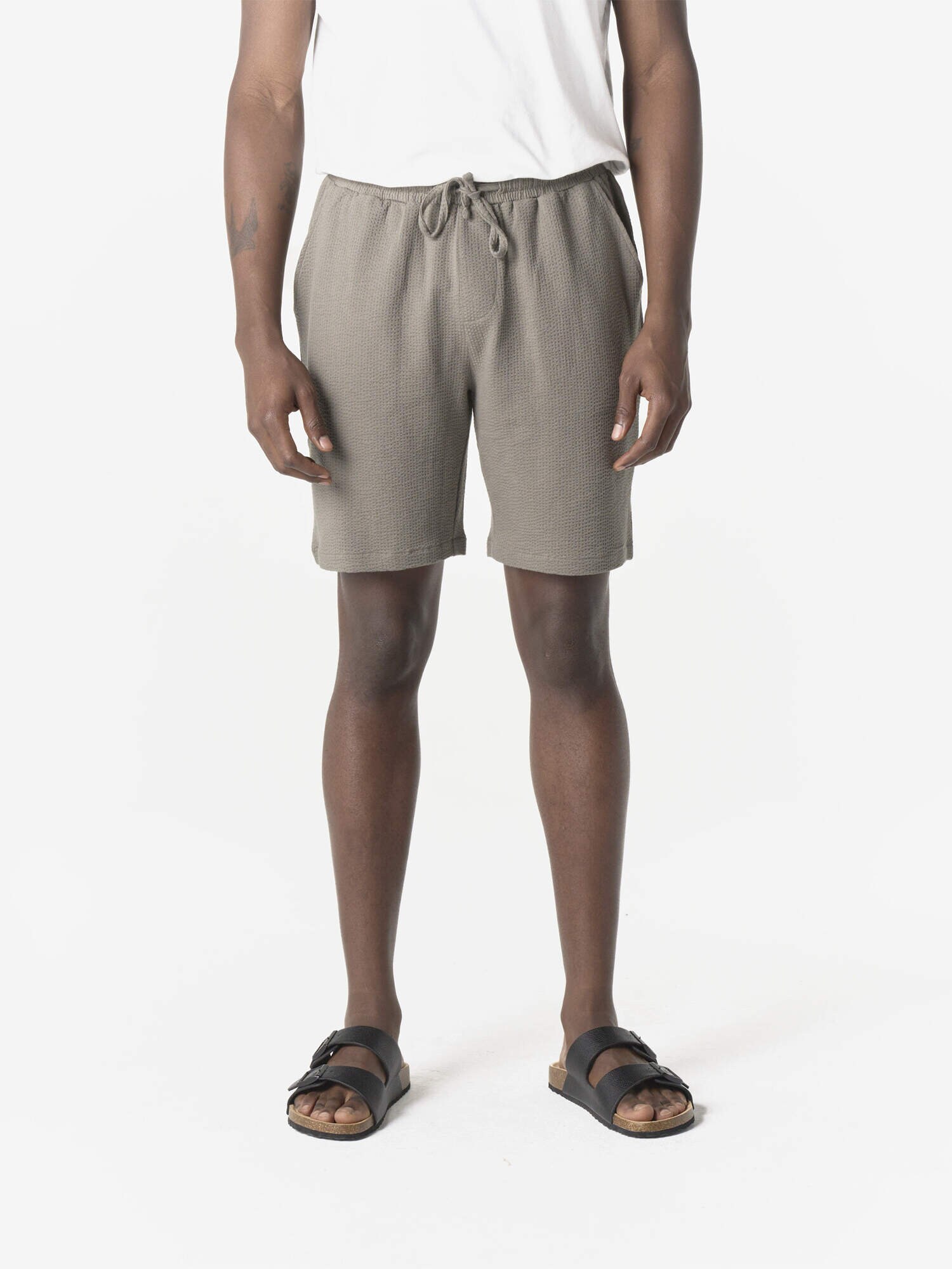 KOROSHI Pantaloni  kaki