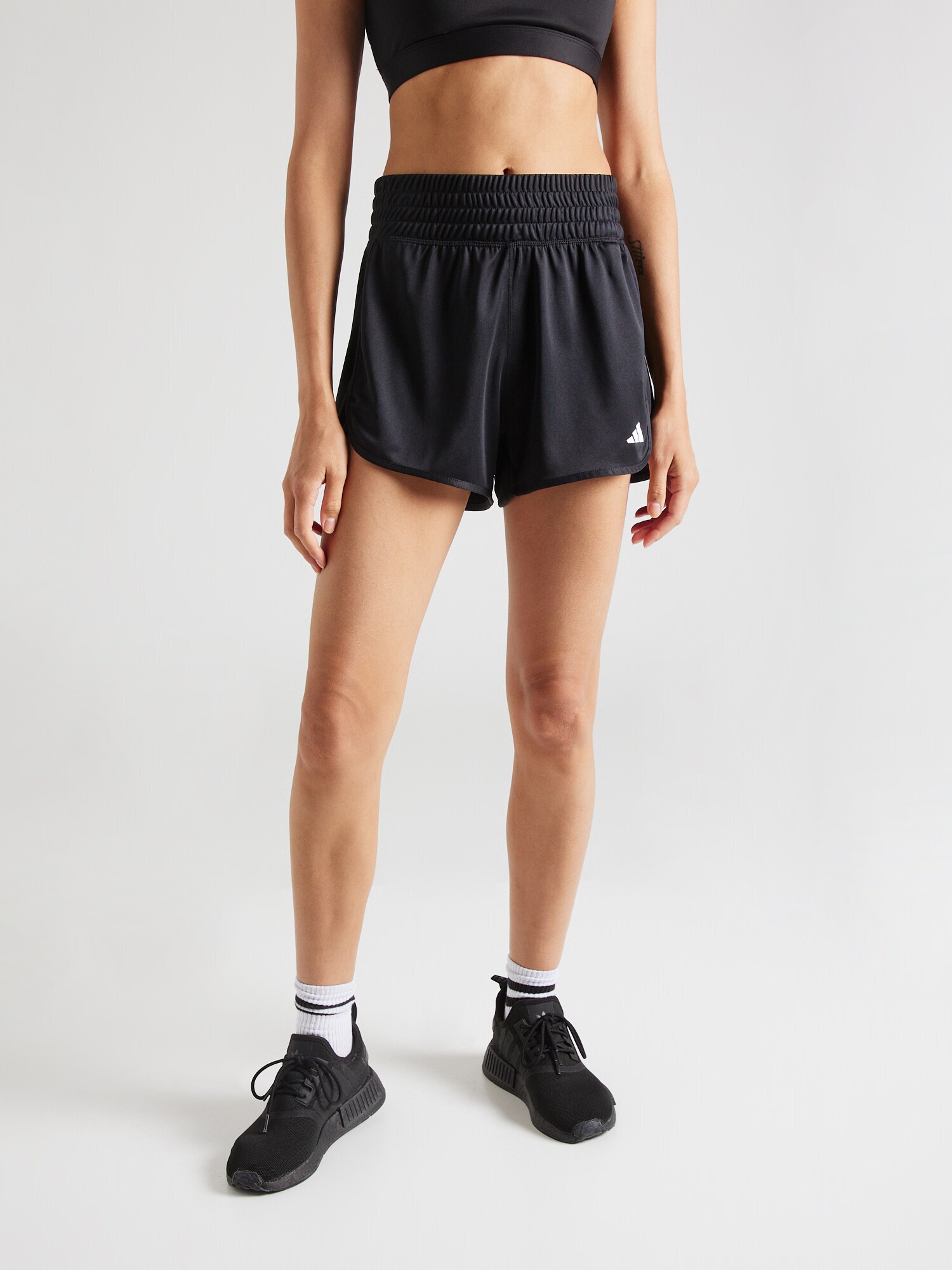 ADIDAS PERFORMANCE Sportnadrágok 'Pacer Essentials'  fekete / fehér termék 2. képe