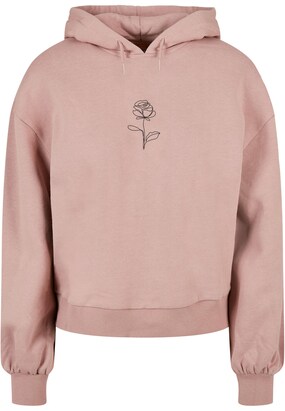 Merchcode Sweatshirt ‘Spring – Rose’ Rosé / Zwart