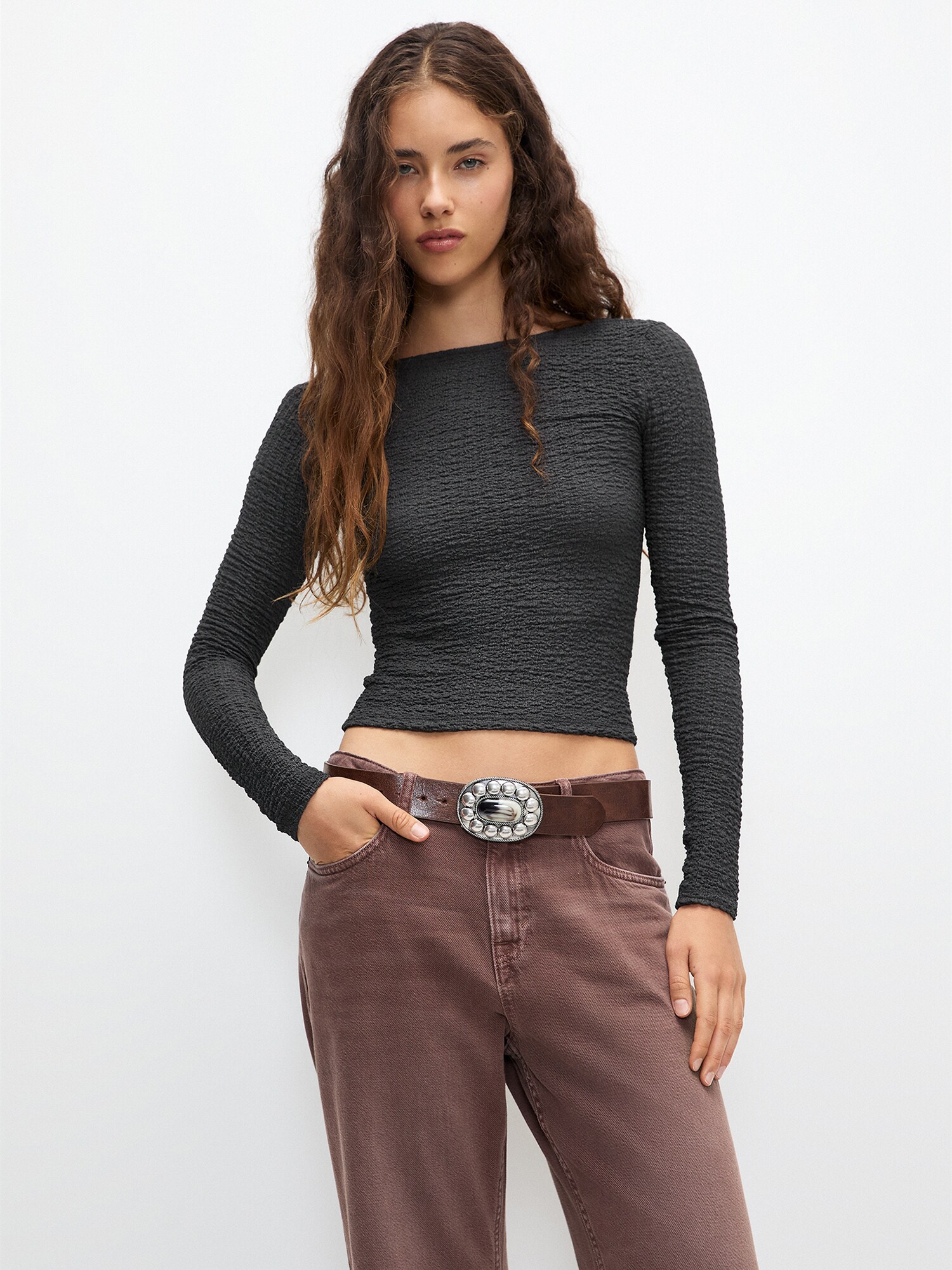 Pull&Bear Póló  benzin termék 2. képe