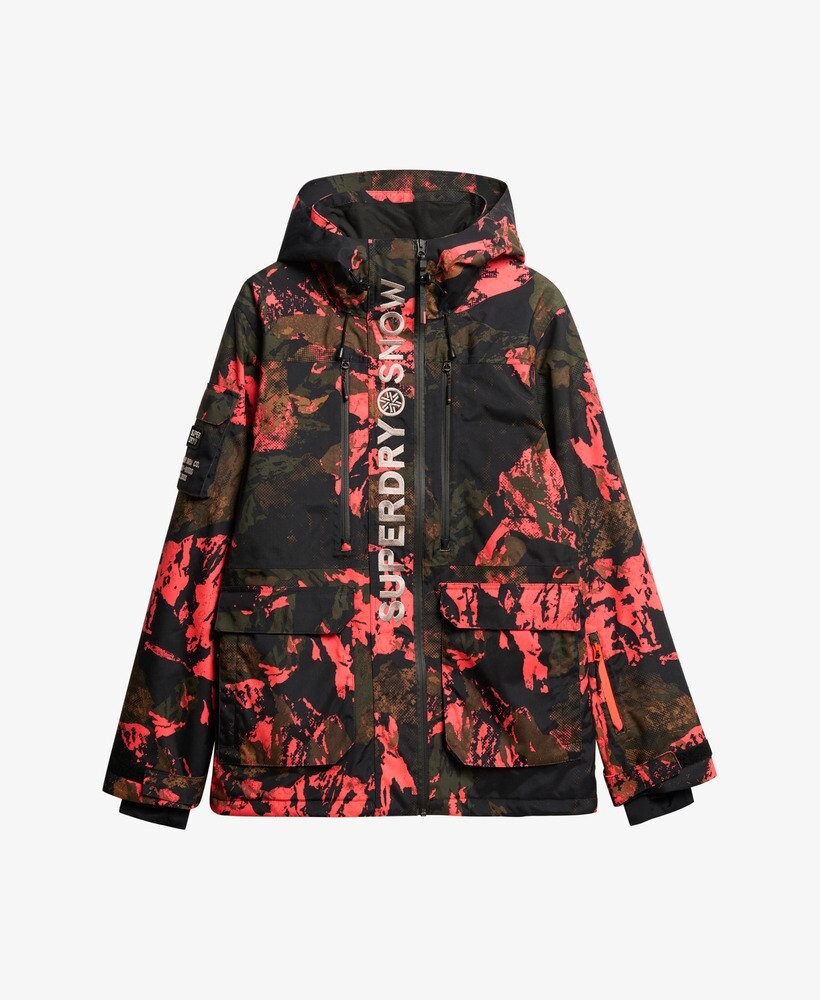 Superdry Outdoorjacke 'Ultimate Rescue' Herren Größe XXL grün / lachs / schwarz