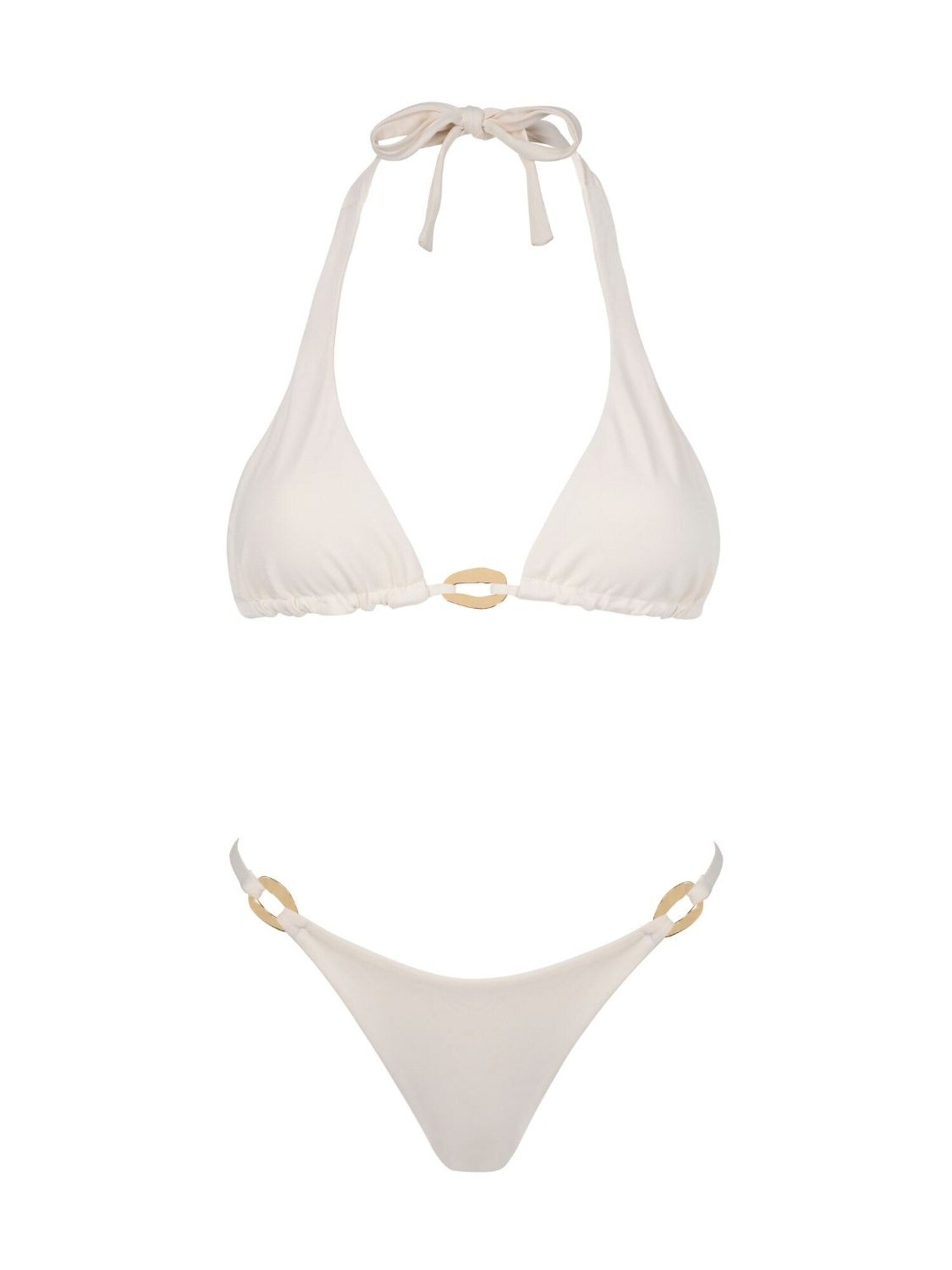 Acuarela Brand Bikini 'Capri Halter' offwhite
