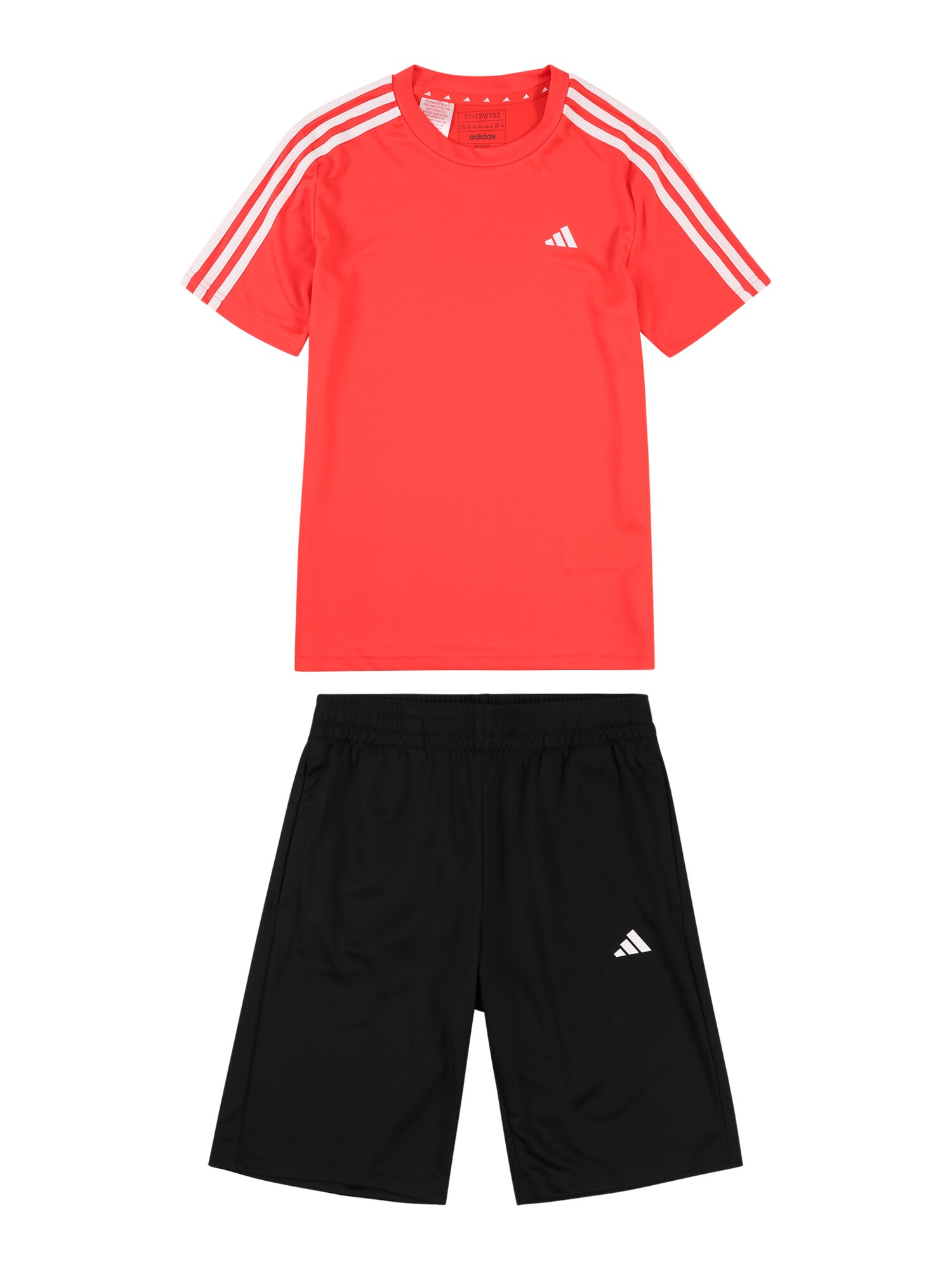 ADIDAS SPORTSWEAR Tréningový komplet  oranžovo červená / čierna / biela