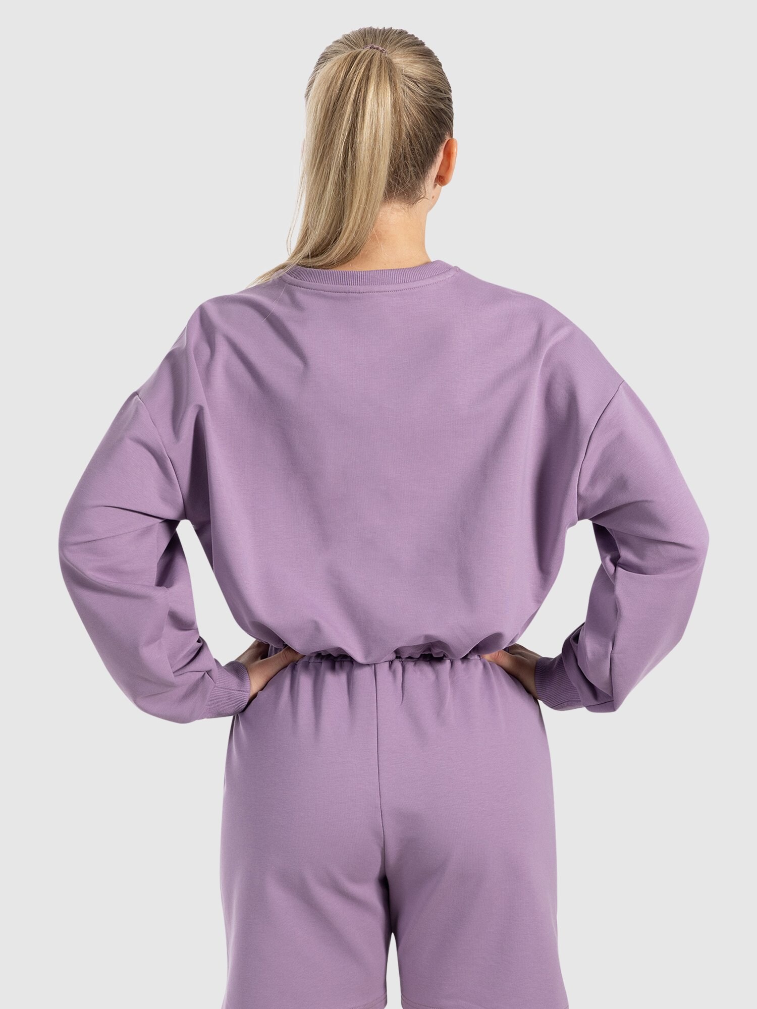 Thumbnail - Smilodox Crop Sweatshirt Triana