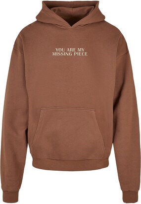 Merchcode Sweatshirt ‘Missing Piece’ Beige / Bruin