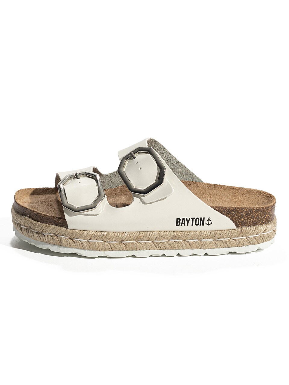 Pantolette 'ALCEE' beige / brun