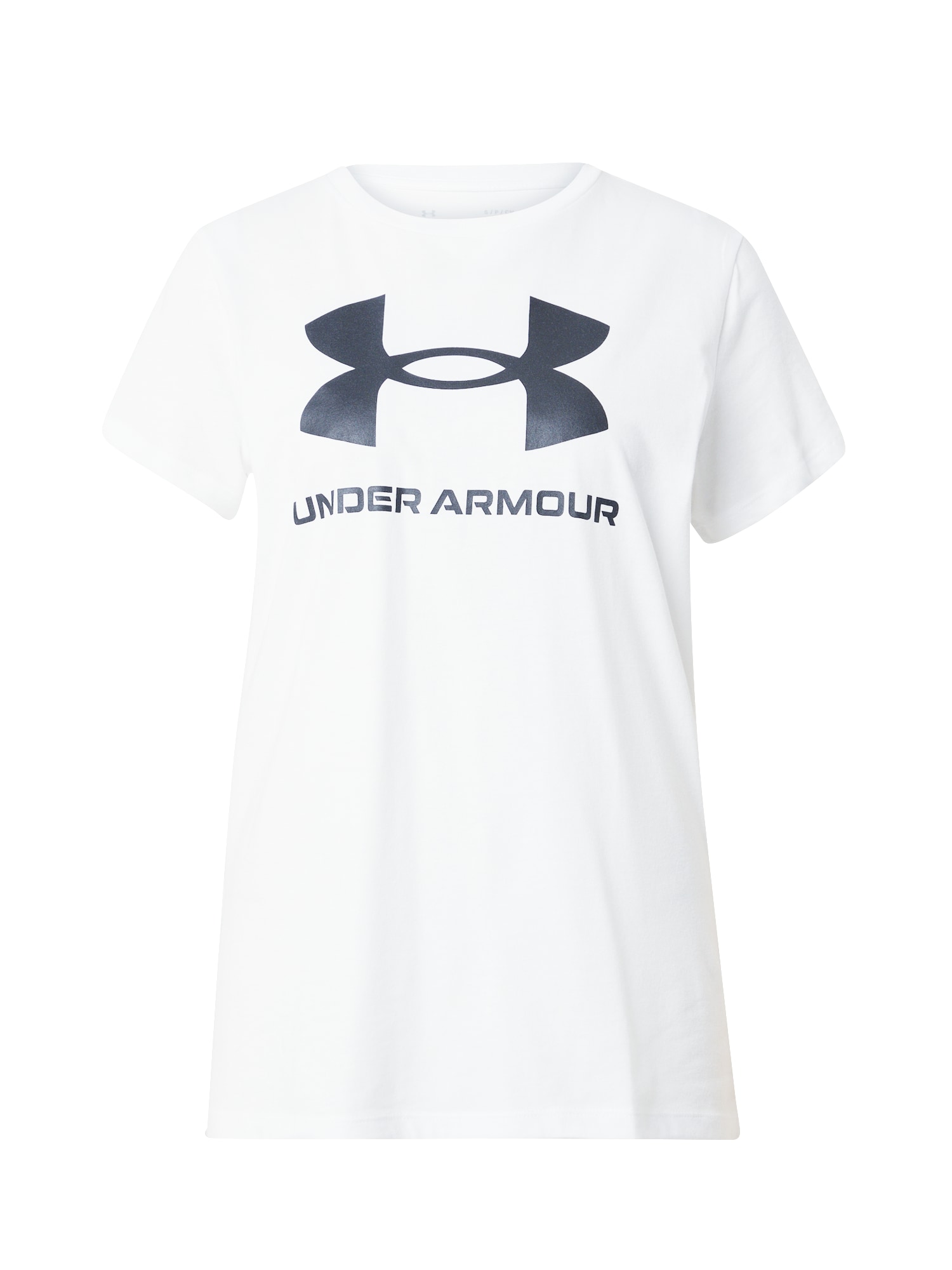 UNDER ARMOUR Funkcionális felső 'SPORTSTYLE'  fekete / fehér akciós termékkép 1