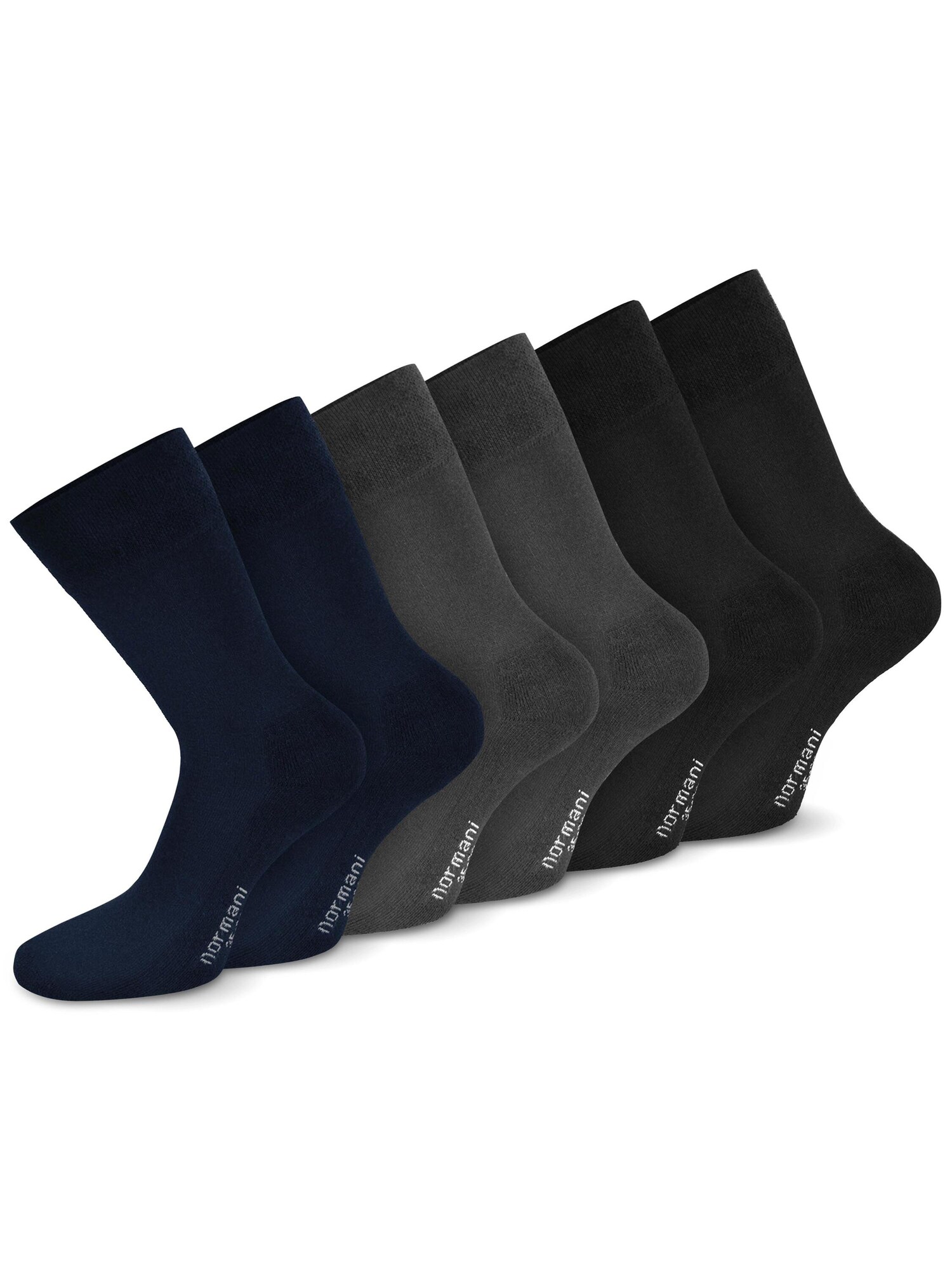 normani Calcetines marino / gris / negro