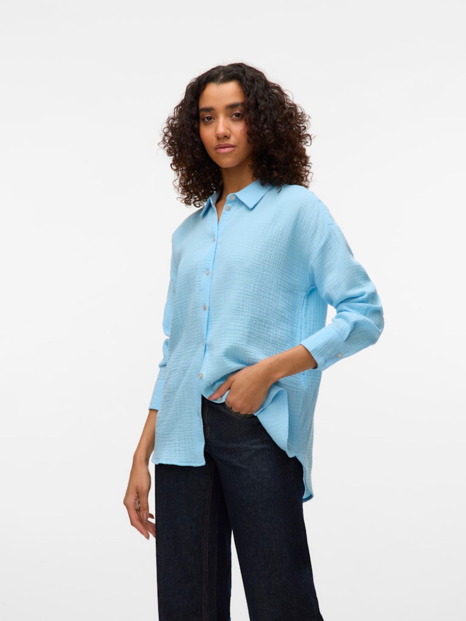 VERO MODA Blúzka 'VMNatali Nia' svetlomodrá (obrázok 5)