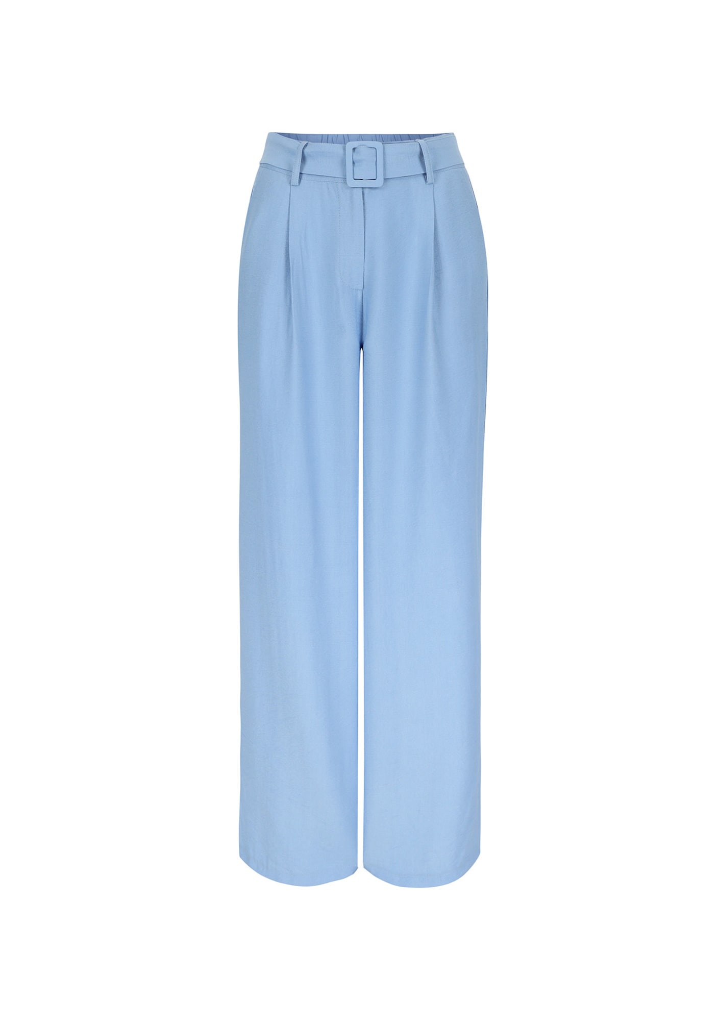 LolaLiza Kelnės 'Wide trousers' pastelinė mėlyna