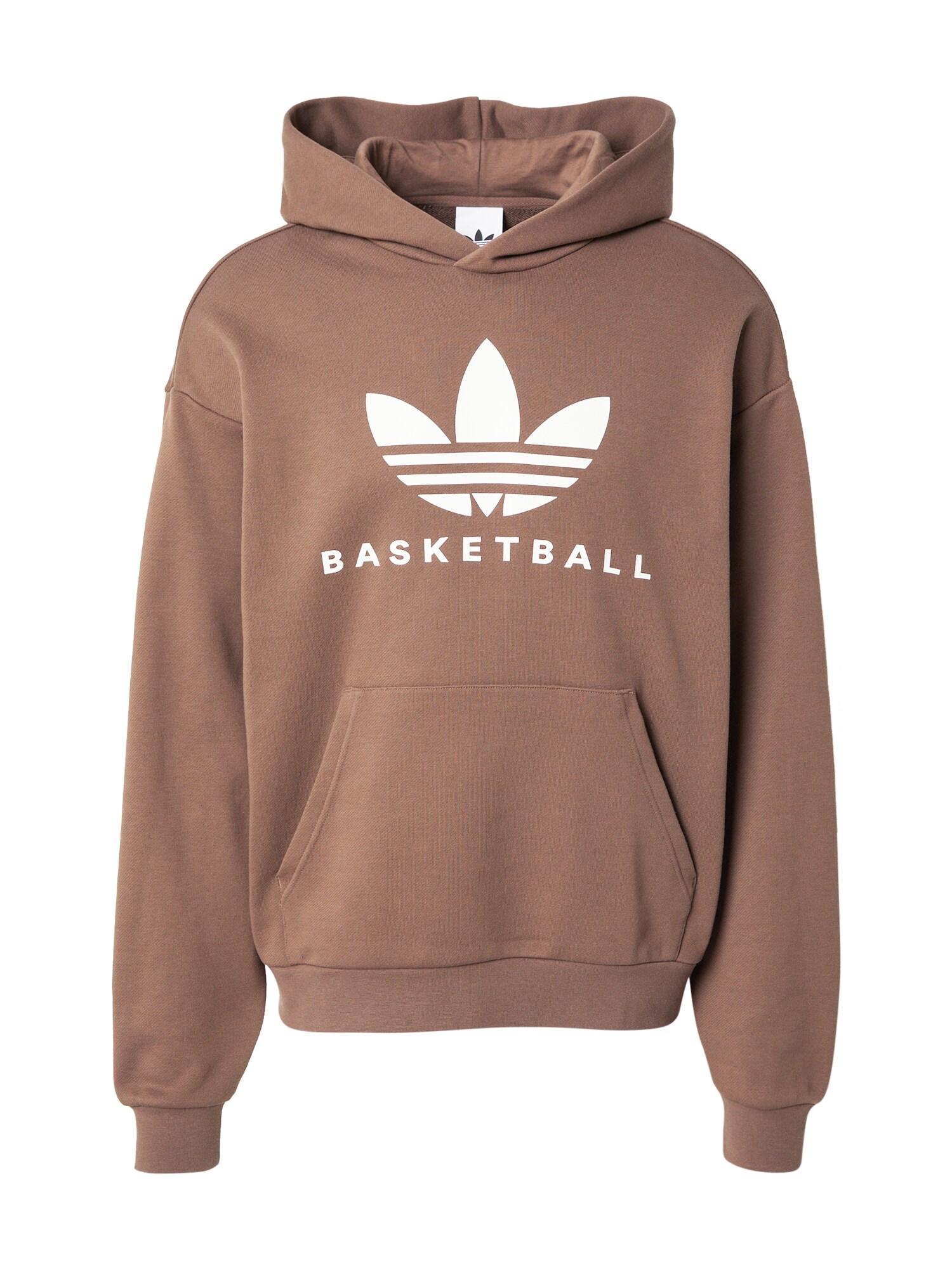ADIDAS ORIGINALS Mikina  hnedá / biela