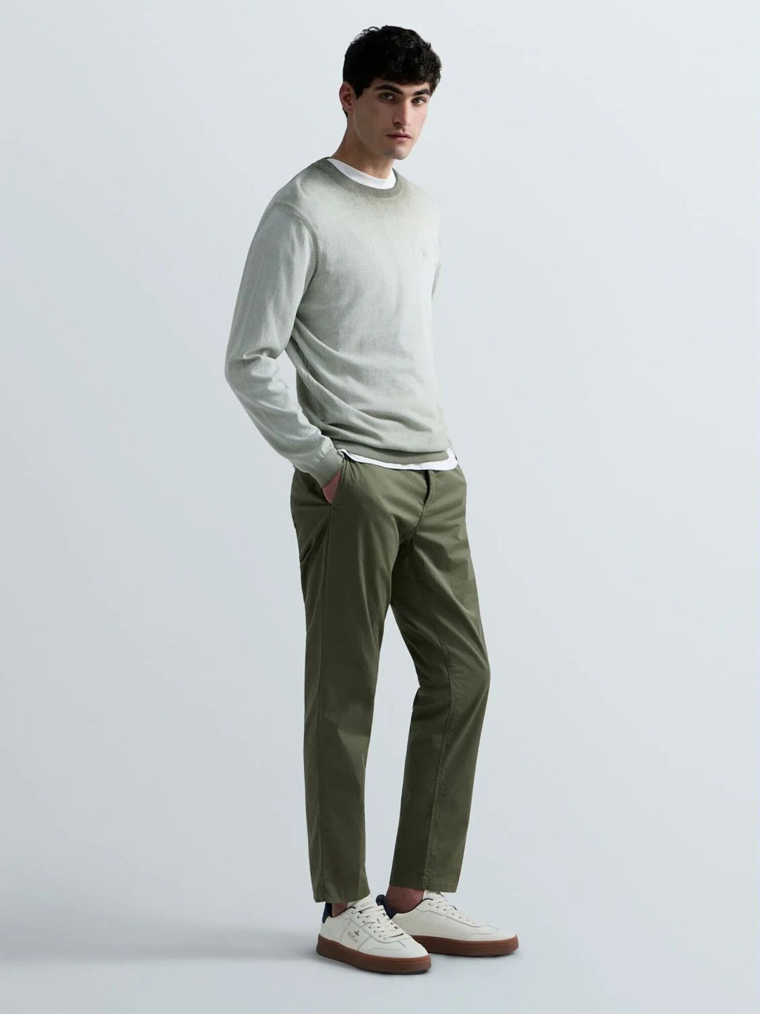 REPLAY Pantalón verde – imagen 2