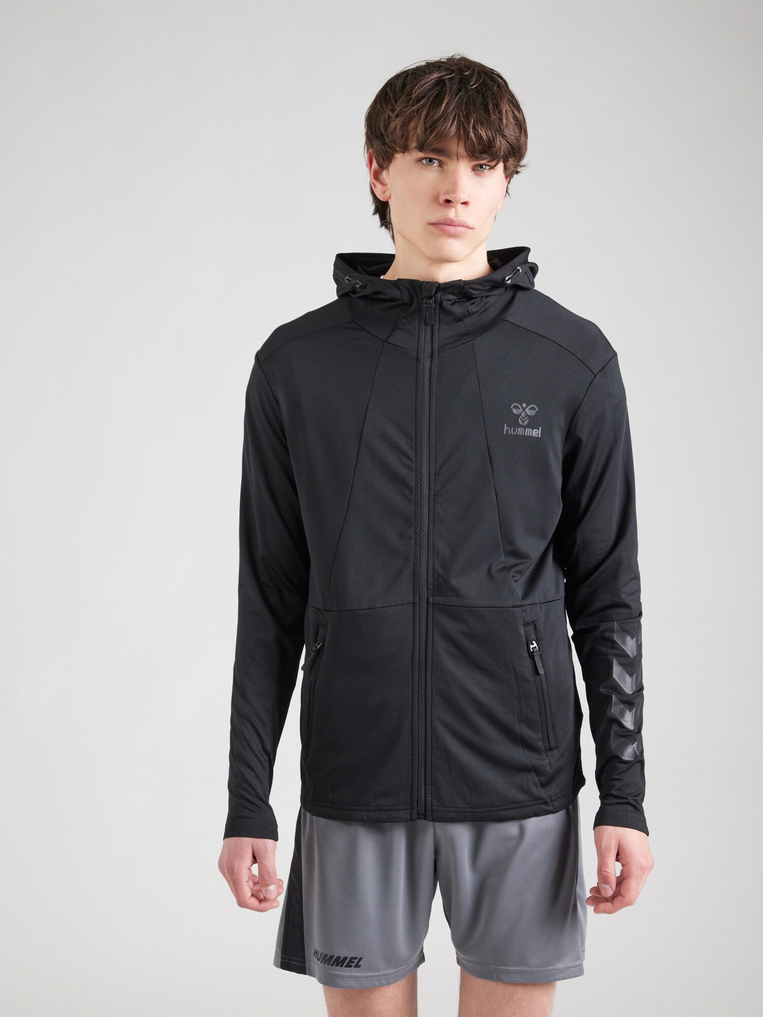 Hummel Sport szabadidős dzsekik 'Aston'  fekete termék 2. képe