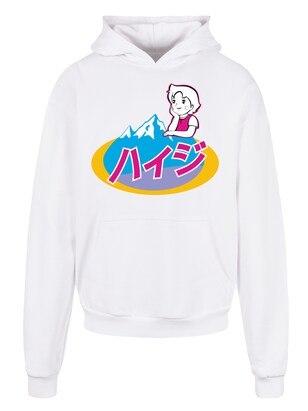 F4NT4STIC Sweatshirt ‘Heidi Mountains Are Calling Heroes of Childhood’ Gemengde kleuren / Wit