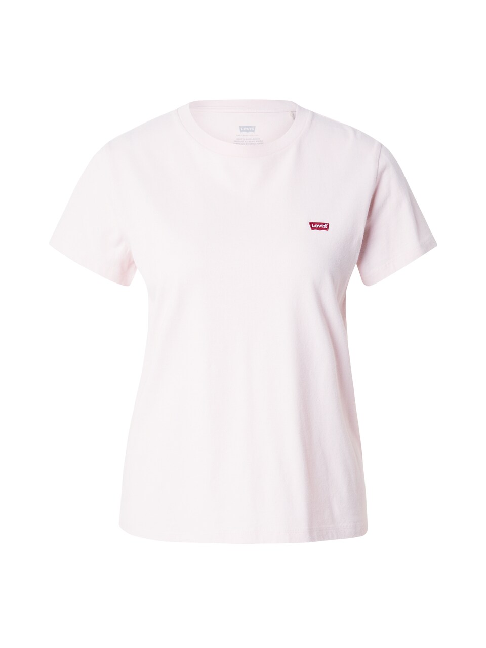 T-shirt pastellrosa / rubinröd
