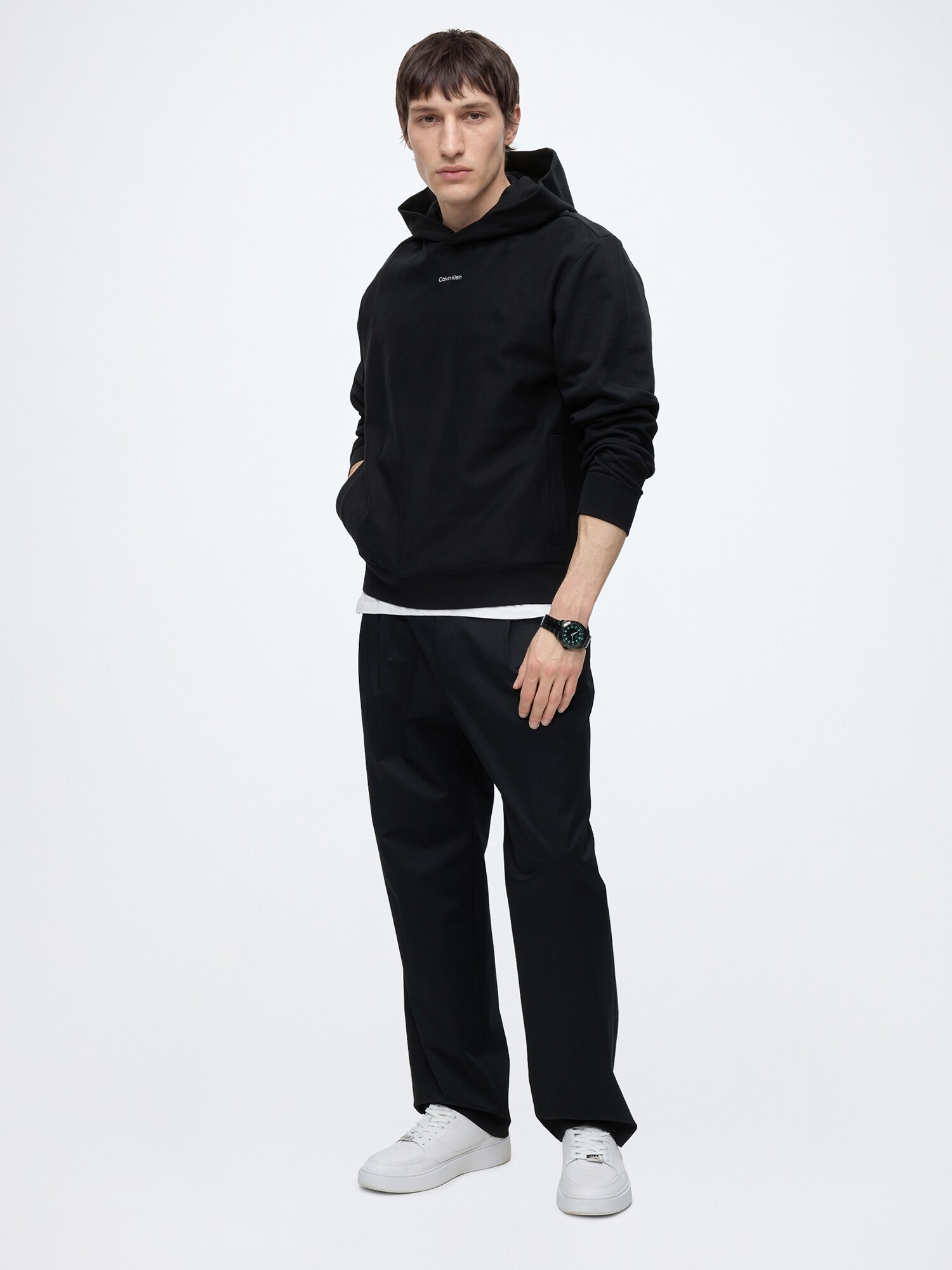 Calvin Klein Sudadera negro / blanco – imagen 12