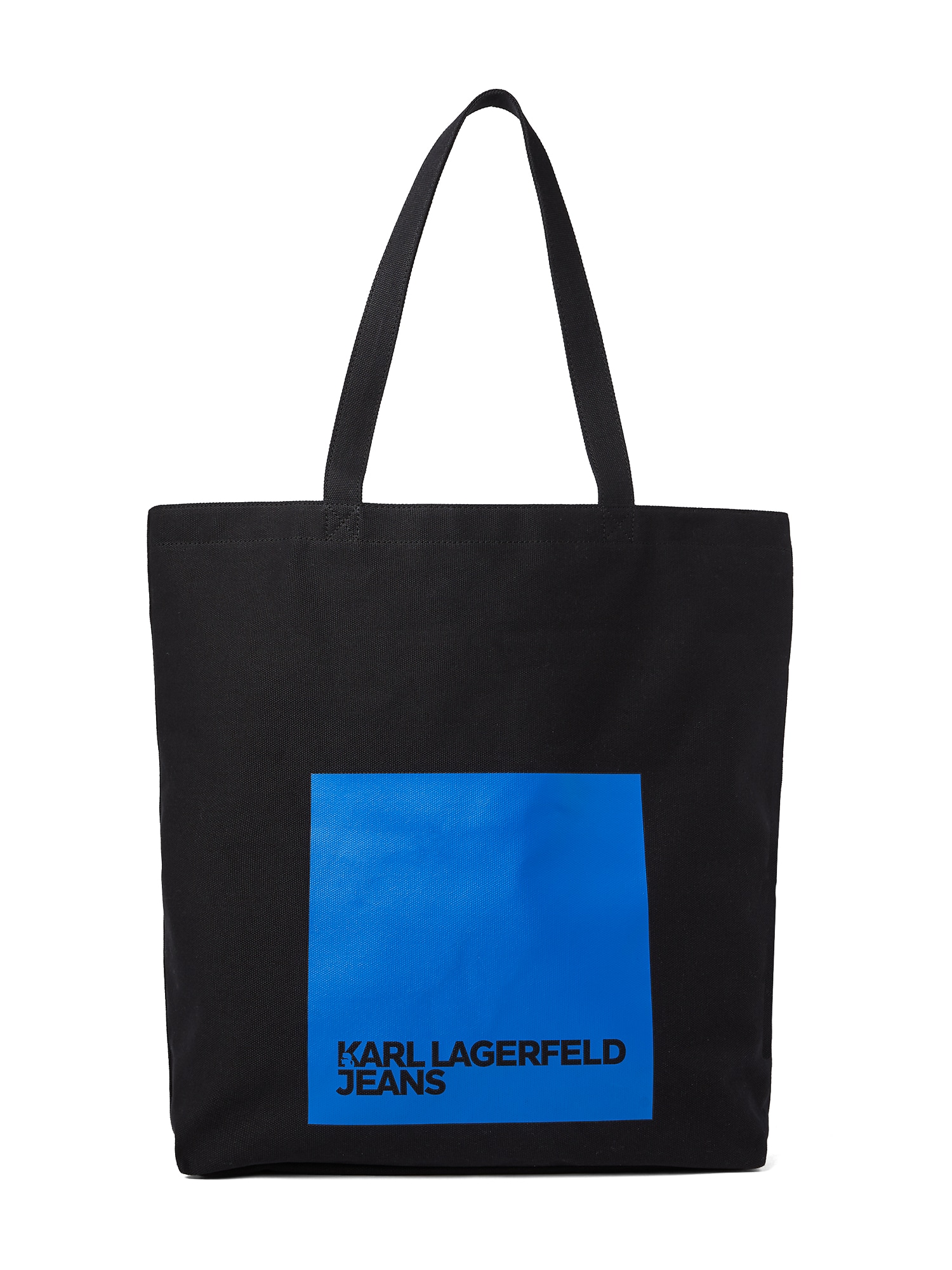 KARL LAGERFELD JEANS Shopper táska  kék / fekete akciós termékkép 1