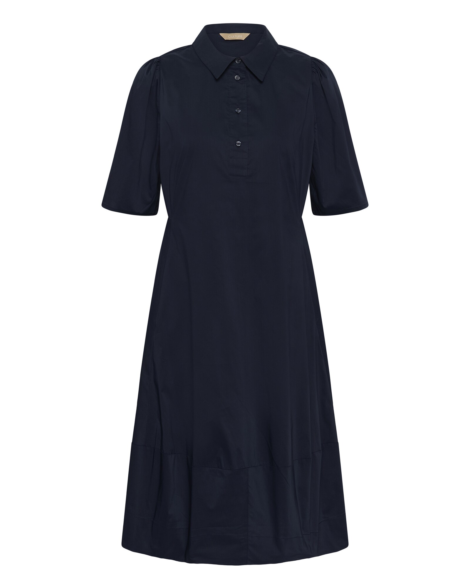 CULTURE Vestido camisero 'Malue'  azul ultramarino