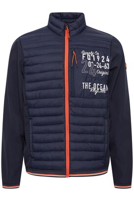 FQ1924 Tussenjas ‘Jano’ Navy / Oranje / Wit