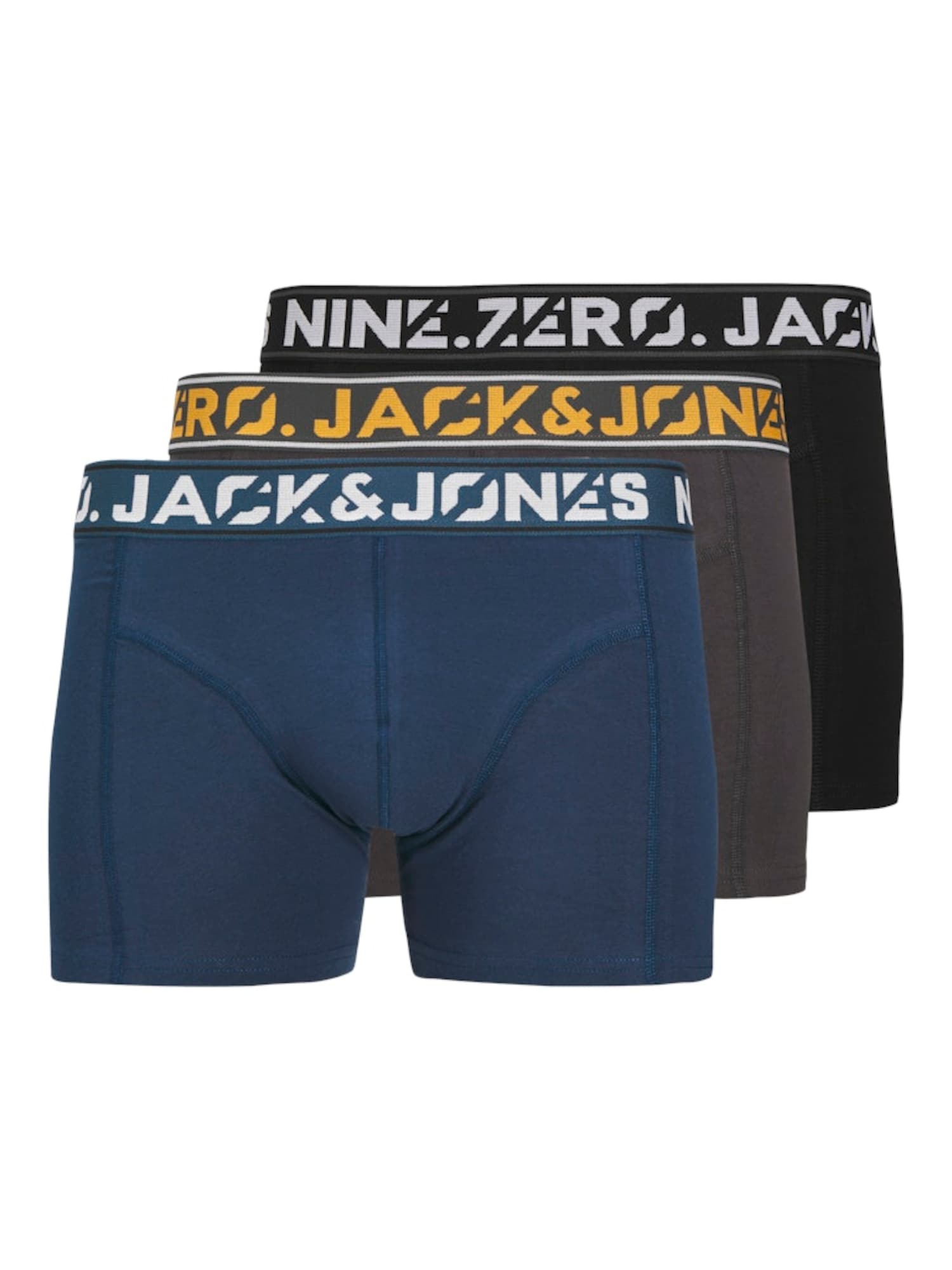 JACK & JONES Boxeri JACCOLTON  albastru marin / maro / galben / negru