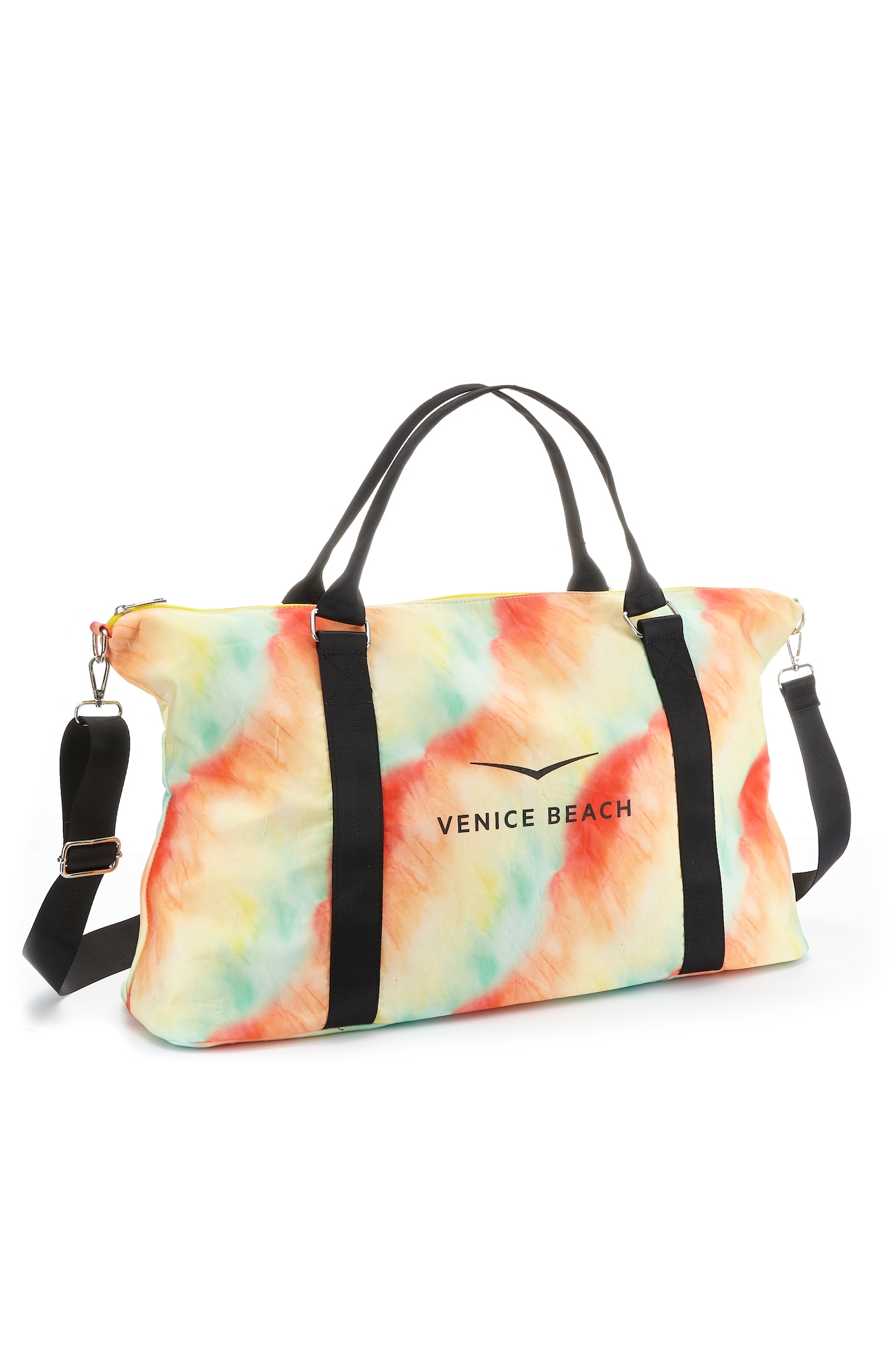 VENICE BEACH Sportinis krepšys smėlio spalva / žalia / oranžinė