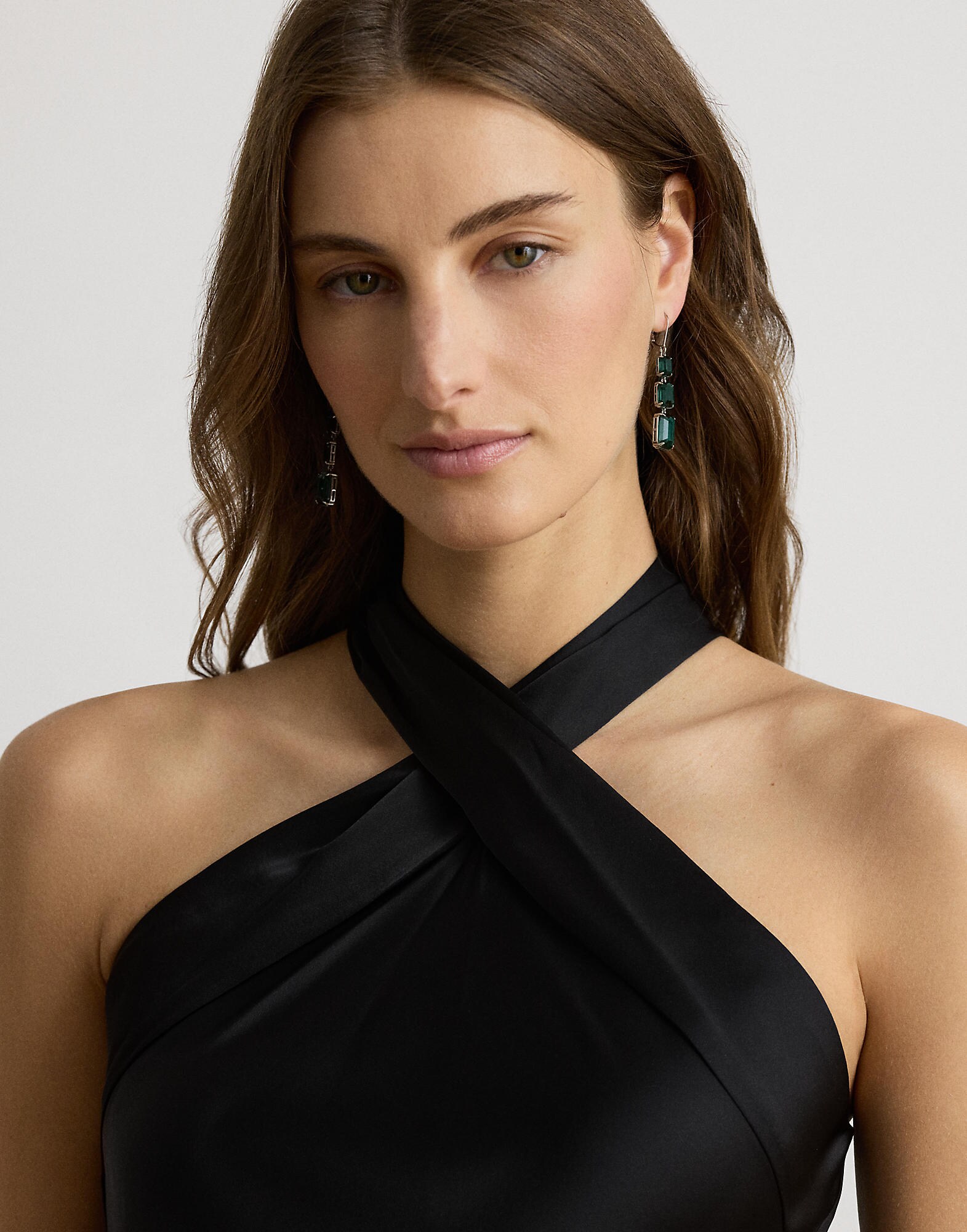 Lauren Ralph Lauren Vestido de gala negro – imagen 4
