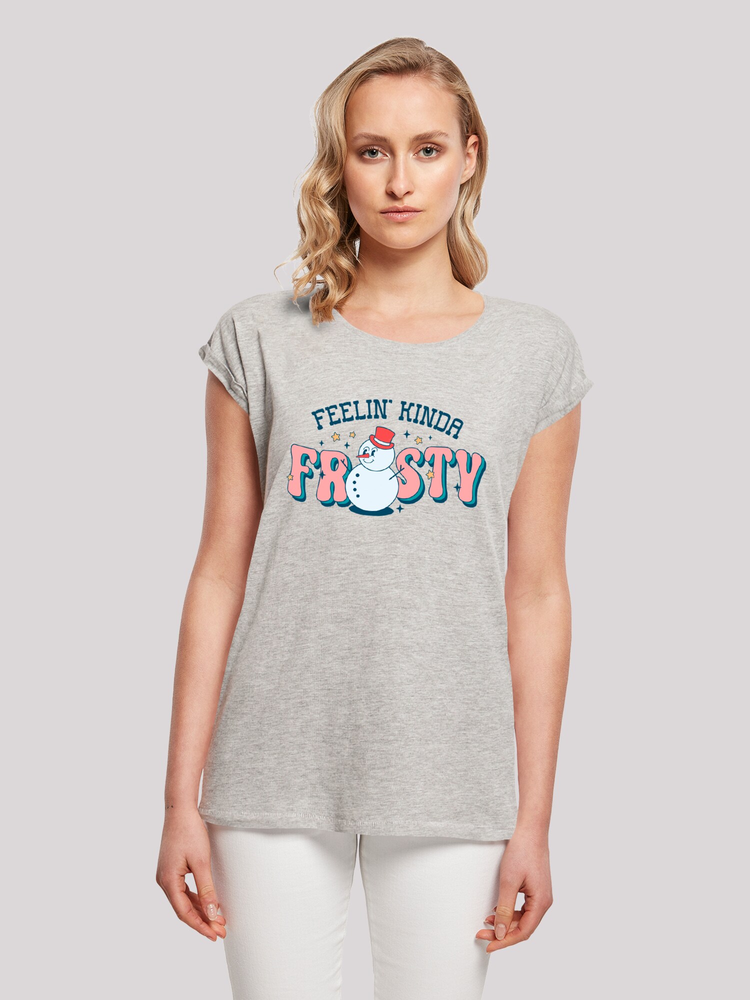 Thumbnail - F4NT4STIC Shirt Feelin Kinda Frosty Snowman