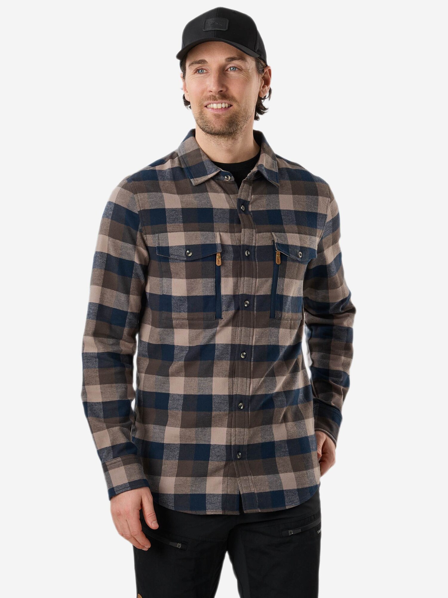SWEDEMOUNT Camisa tradicional 'Nordkap'  marrón