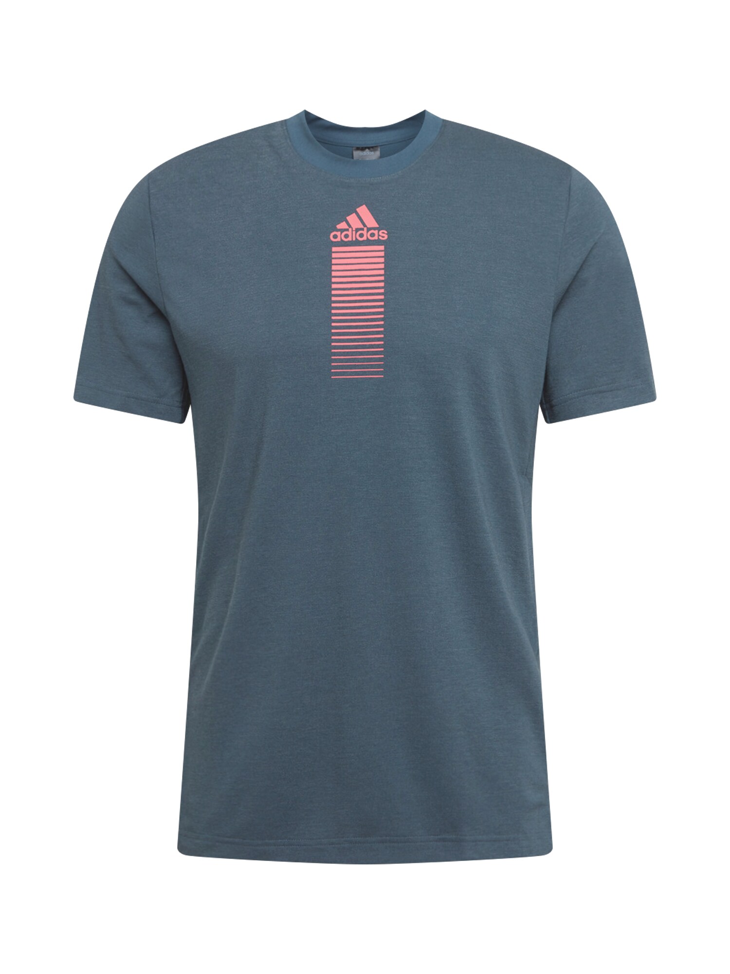 ADIDAS PERFORMANCE Sportiniai marškinėliai  mėlyna / rožinė