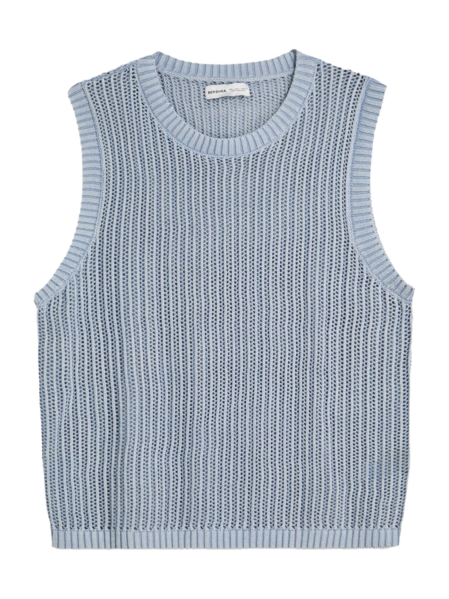 Bershka Tričko  svetlomodrá