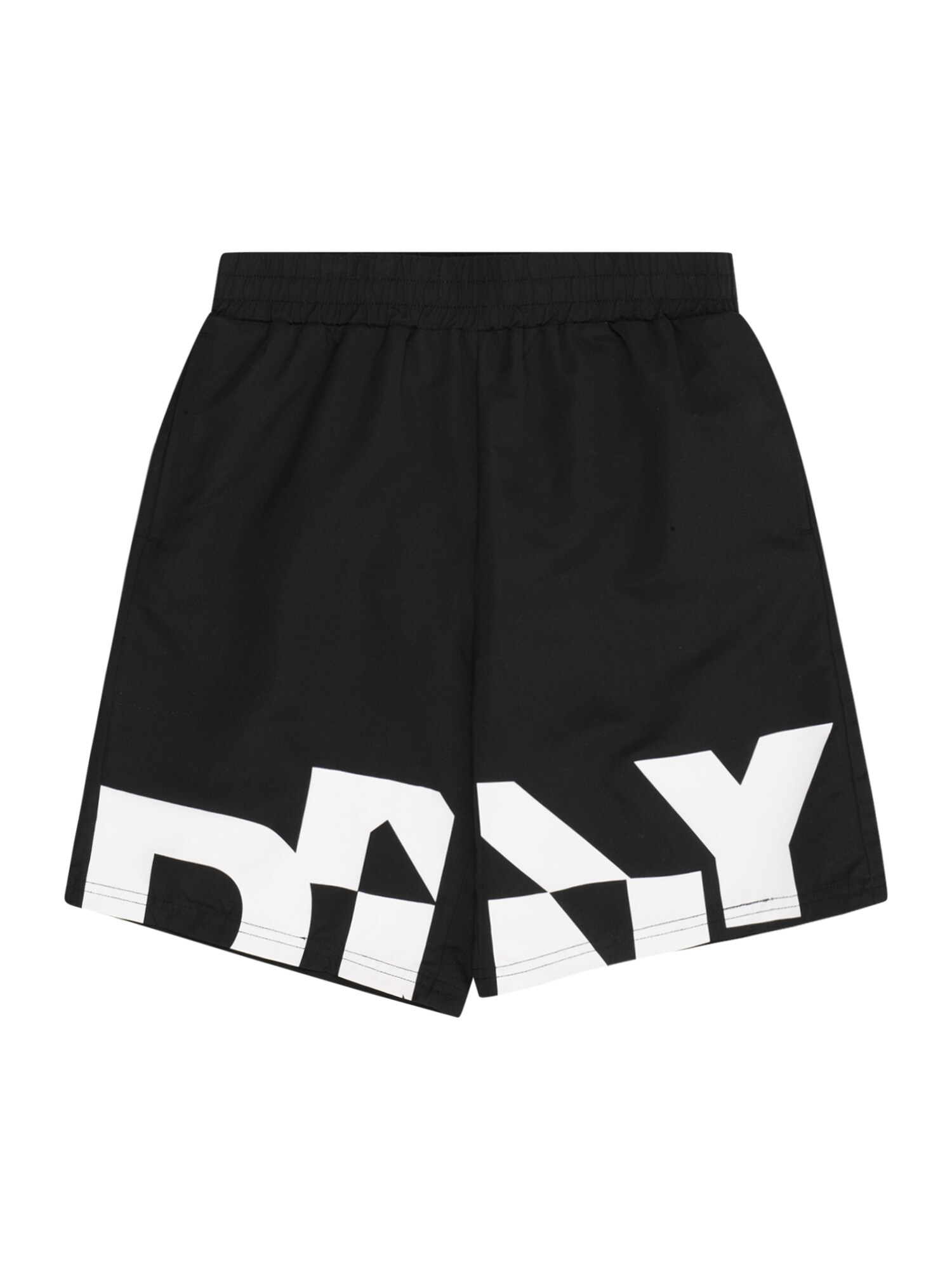 DKNY Rövid fürdőnadrágok  fekete / fehér akciós termékkép 1