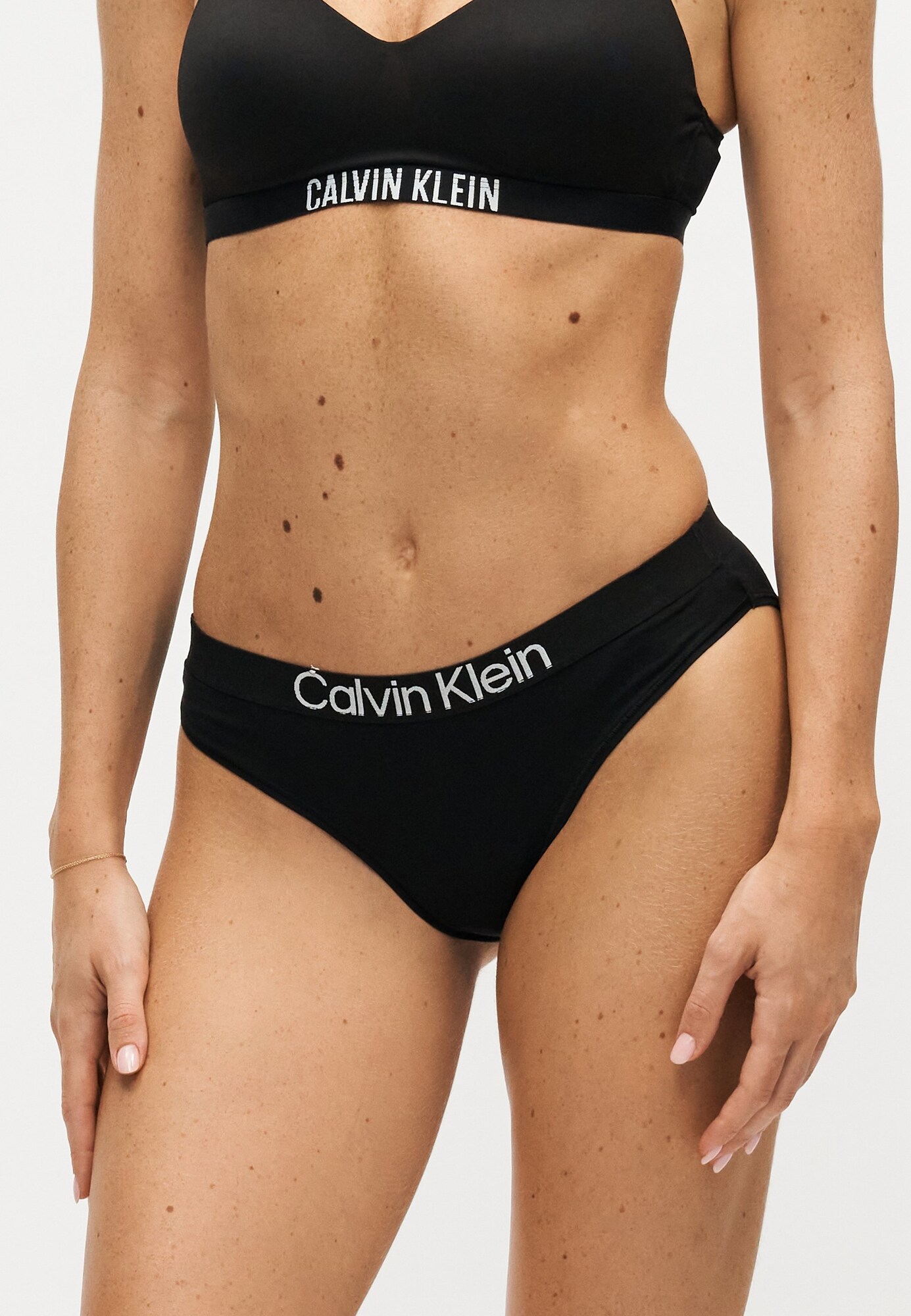 Calvin Klein Braga 'Maximum Cotton' negro / blanco – imagen 3