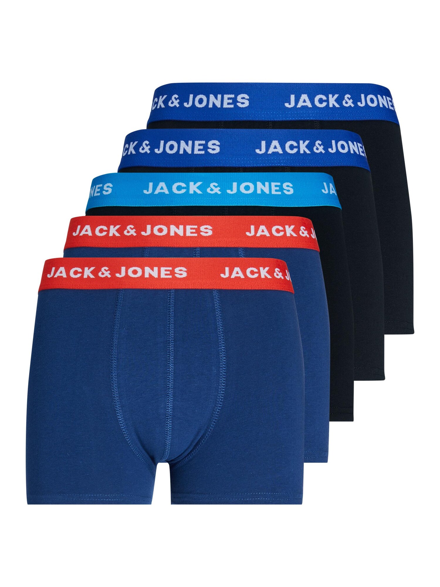 Jack & Jones Junior Apatinės kelnaitės balta / juoda / raudona / tamsiai mėlyna / nakties mėlyna