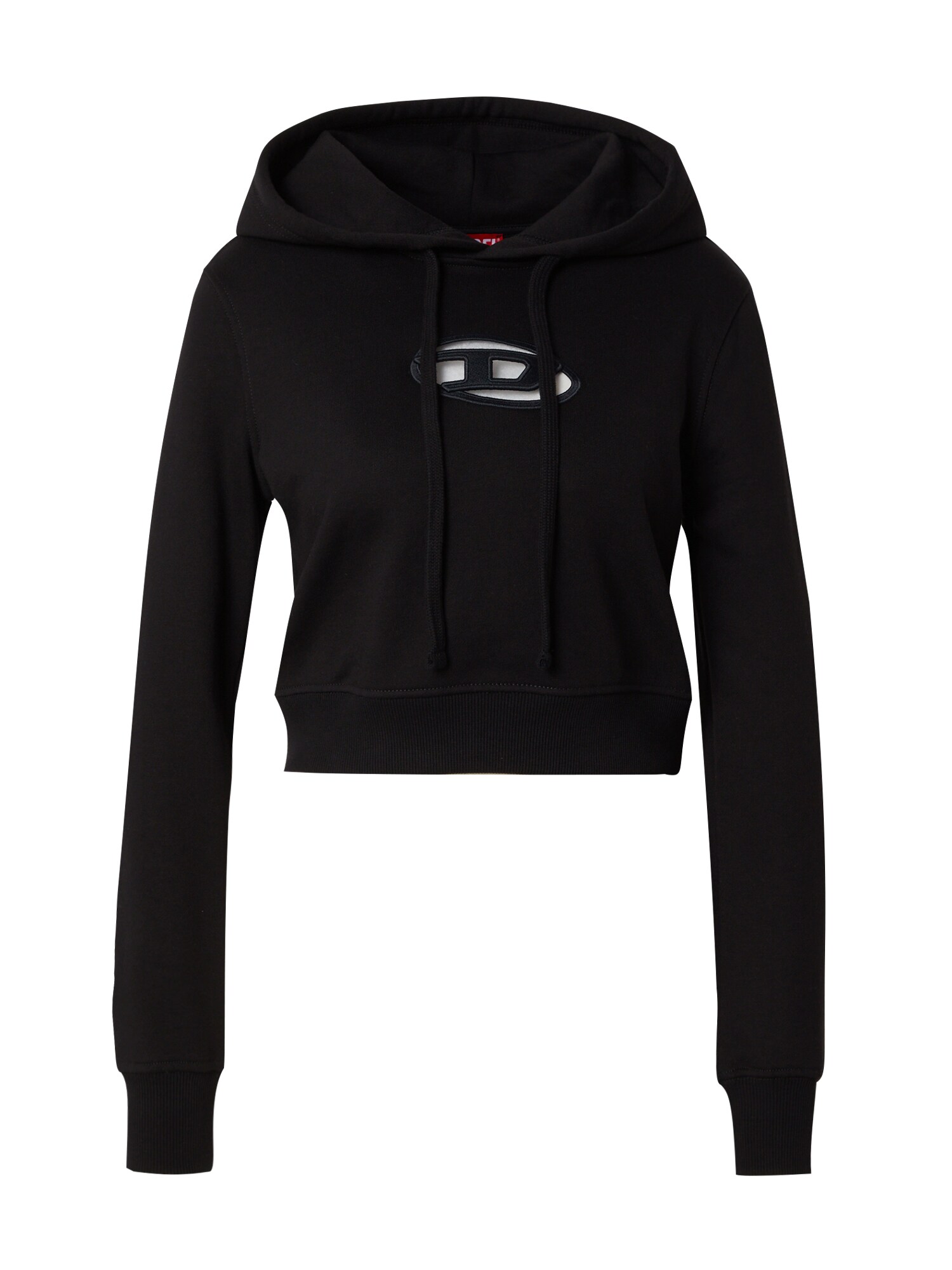 DIESEL Bluză de molton F-SLIMMY  negru