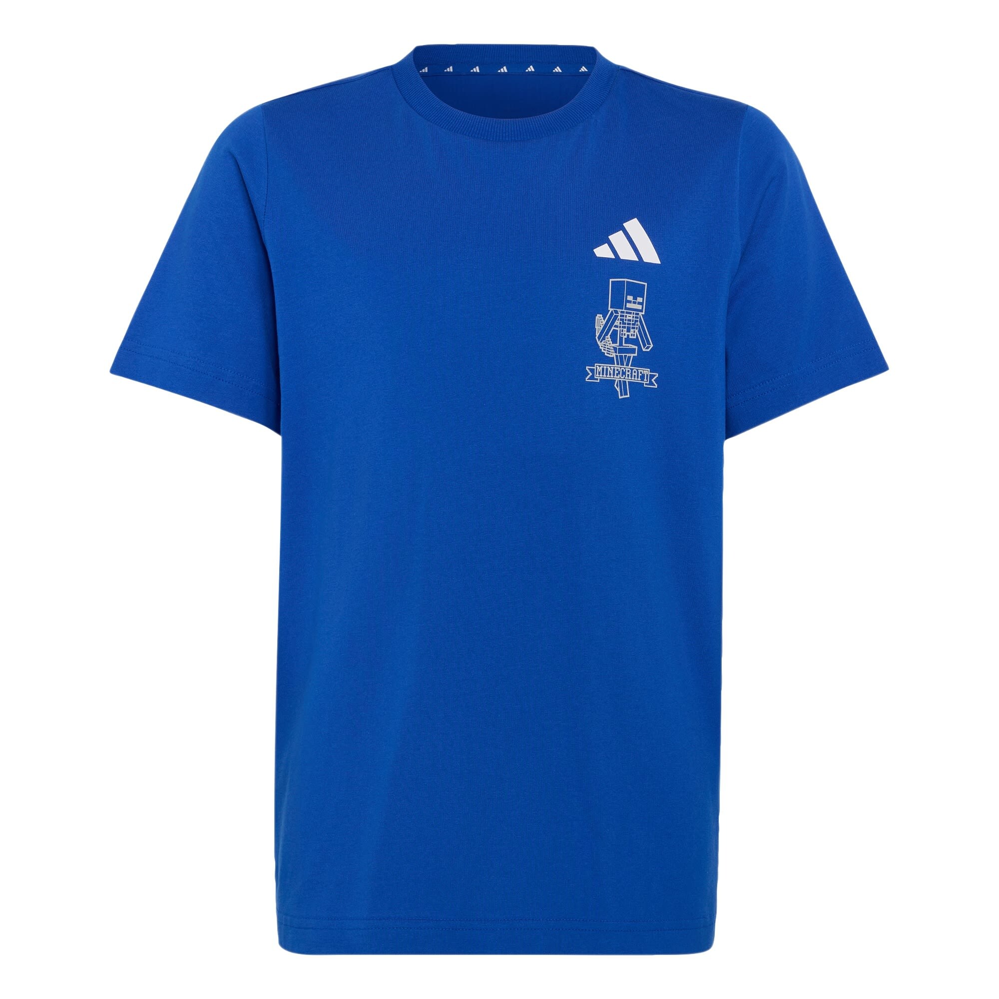 Adidas Sportswear Functioneel Shirt 'Adidas X Minecraft' Royal Blue/koningsblauw / Grijs / Wit