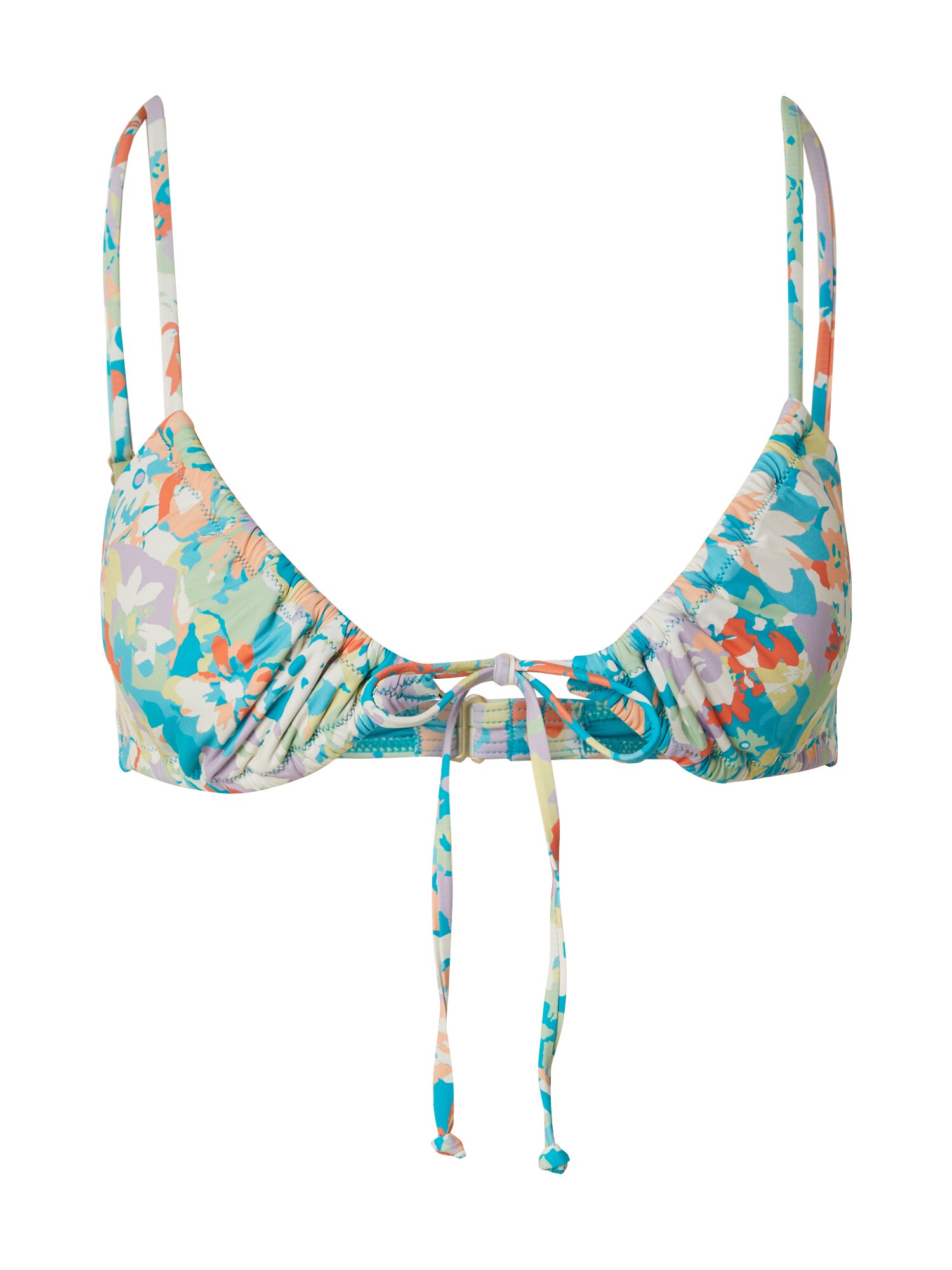 BILLABONG Bikini felső 'BELLA COSTA'  krém / türkiz / levendula / rikító piros akciós termékkép 1