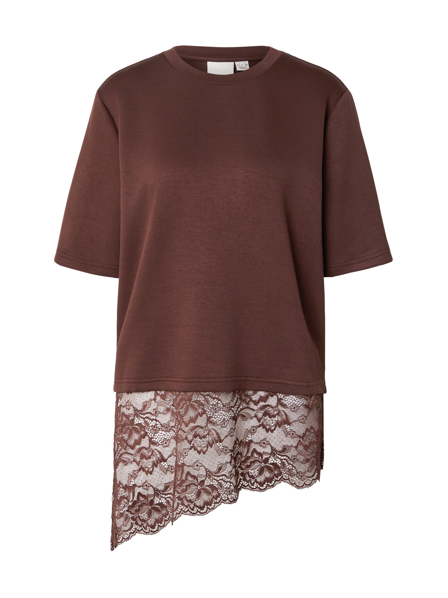ICHI Camiseta 'IHKAIWA'  chocolate