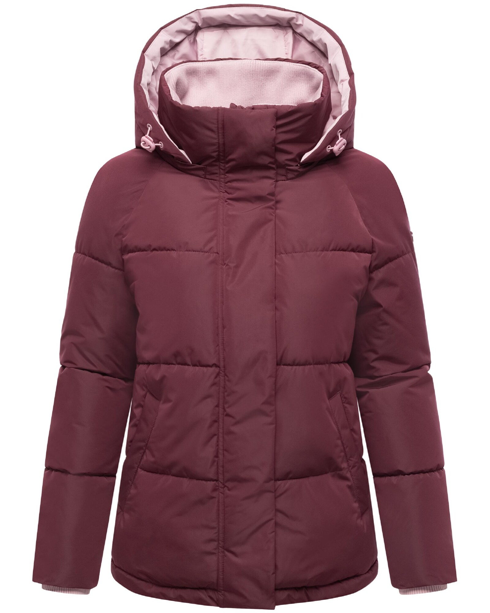 MARIKOO Geacă de iarnă Omariaa 16  roz / roșu vin