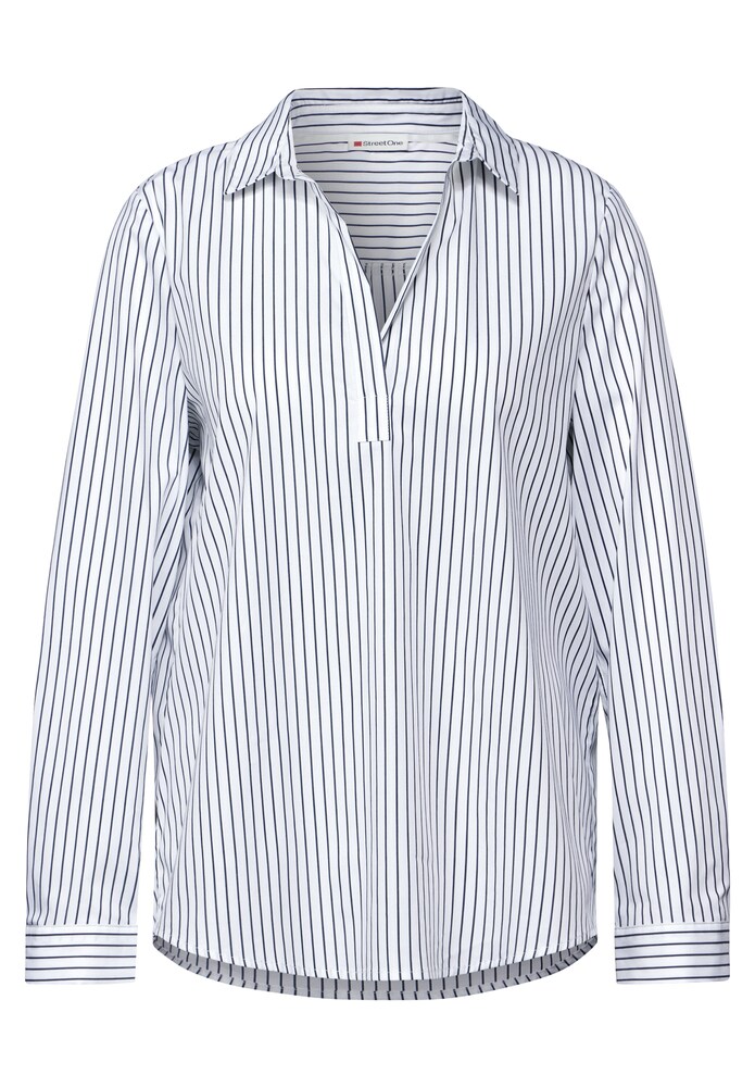 STREET ONE Lange Business-Bluse Damen Größe S weiß