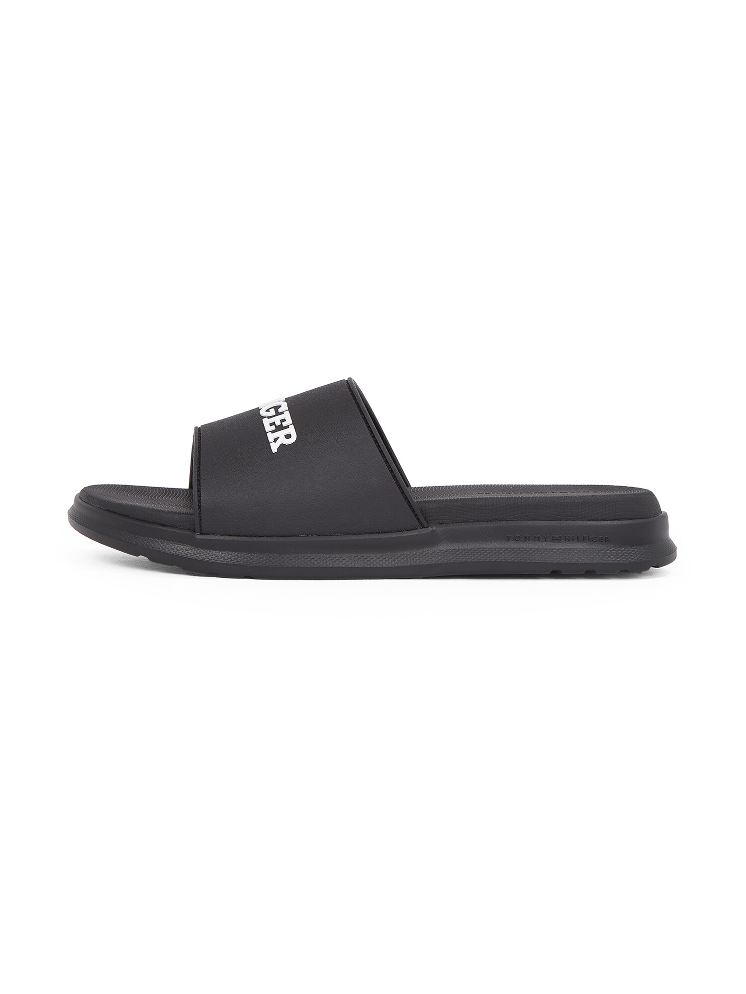 TOMMY HILFIGER Papucs  fekete / fehér akciós termékkép 1