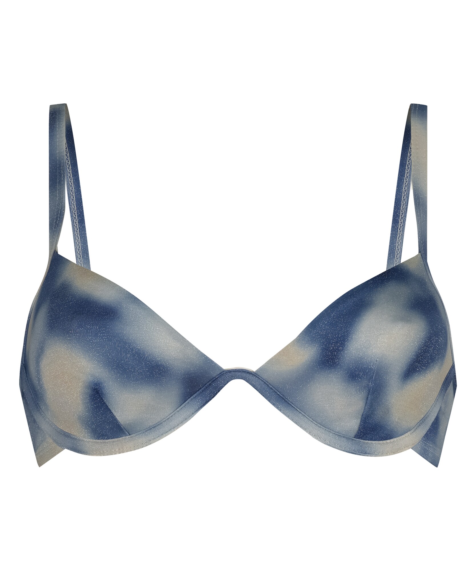 Hunkemöller Bikinový top 'Lagoa' modrá / biela