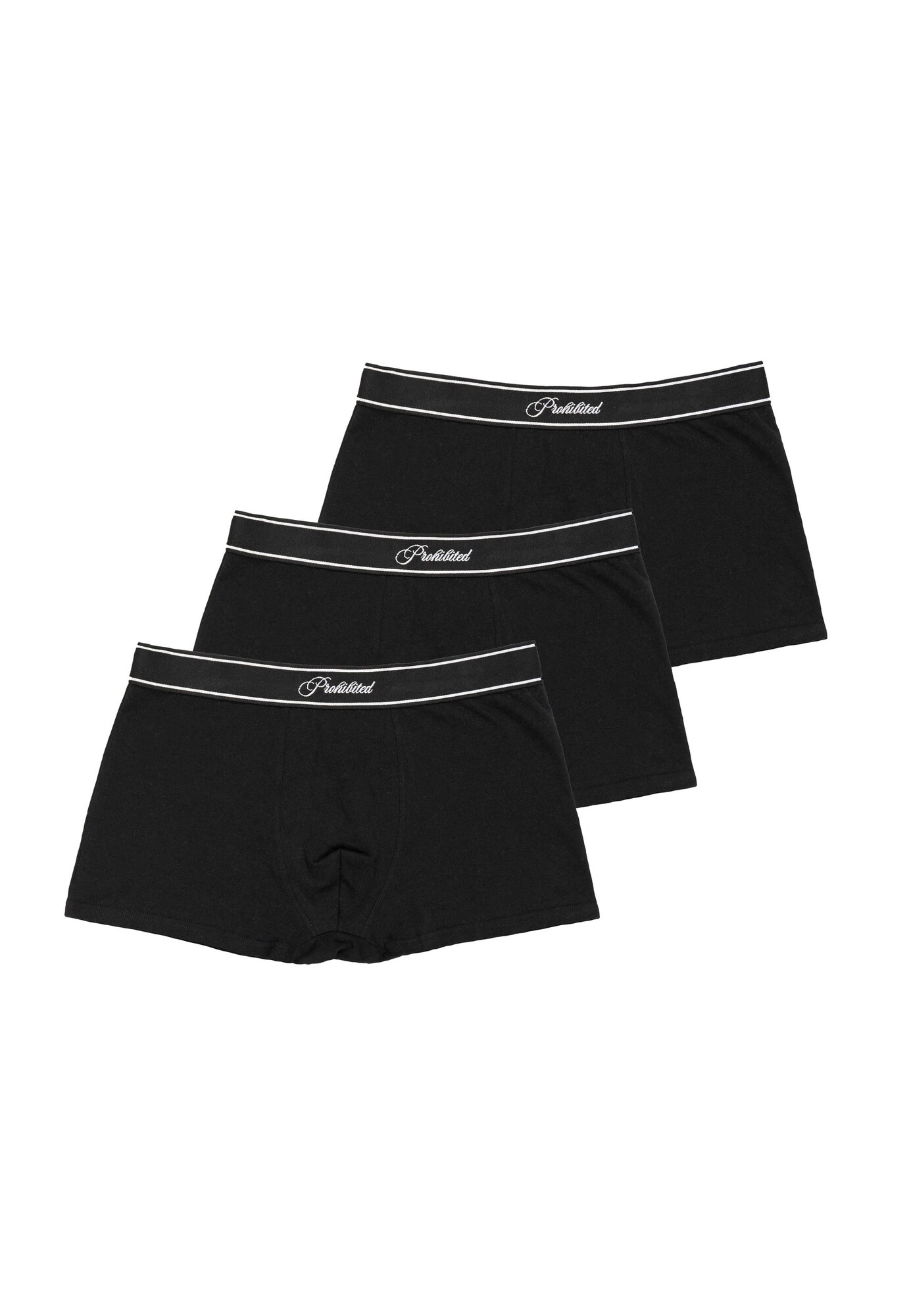 Prohibited Calzoncillo boxer  negro / blanco