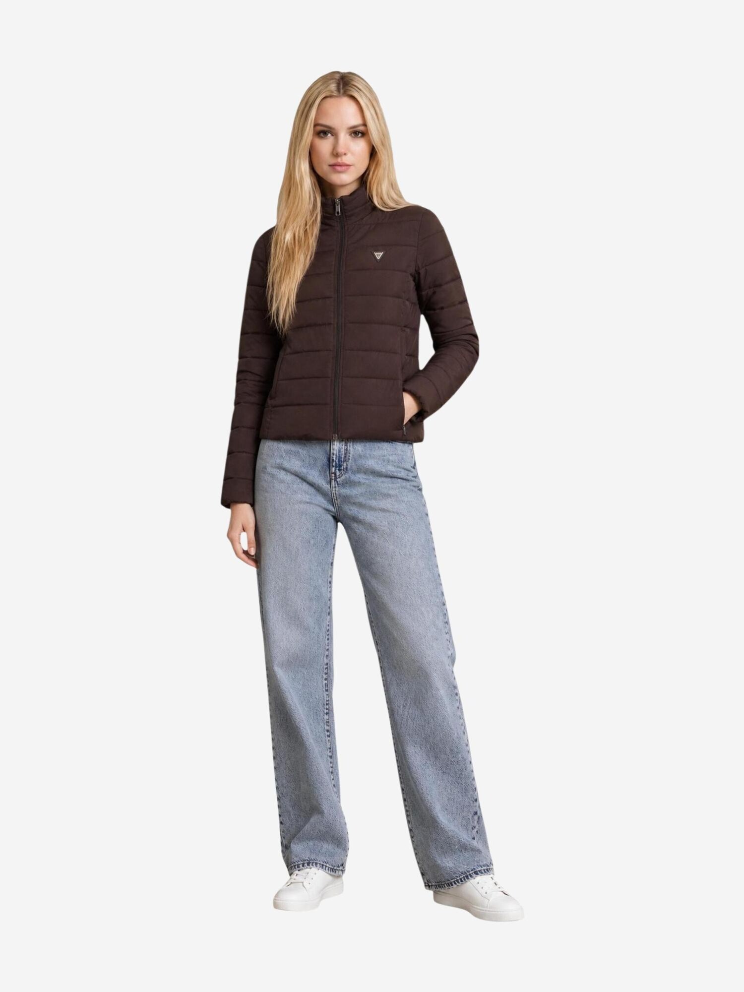 GUESS Chaqueta de invierno marrón – imagen 3