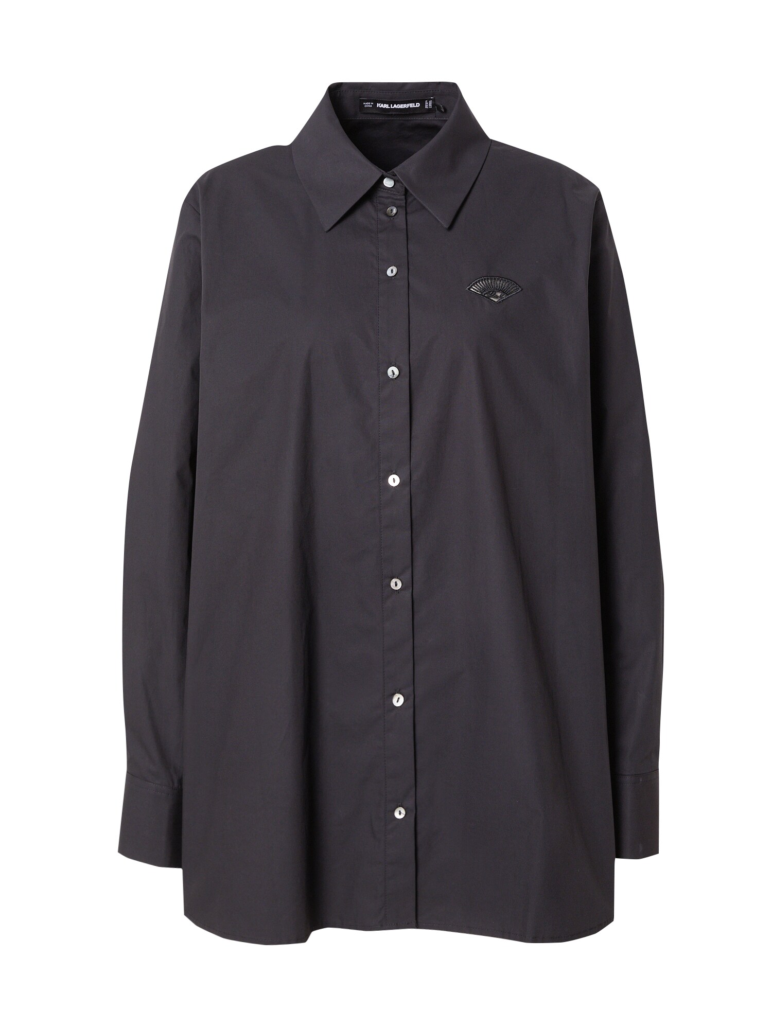 Karl Lagerfeld Bluză  negru