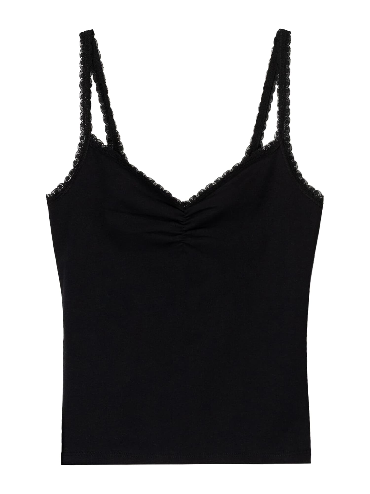 Bershka Top  negru