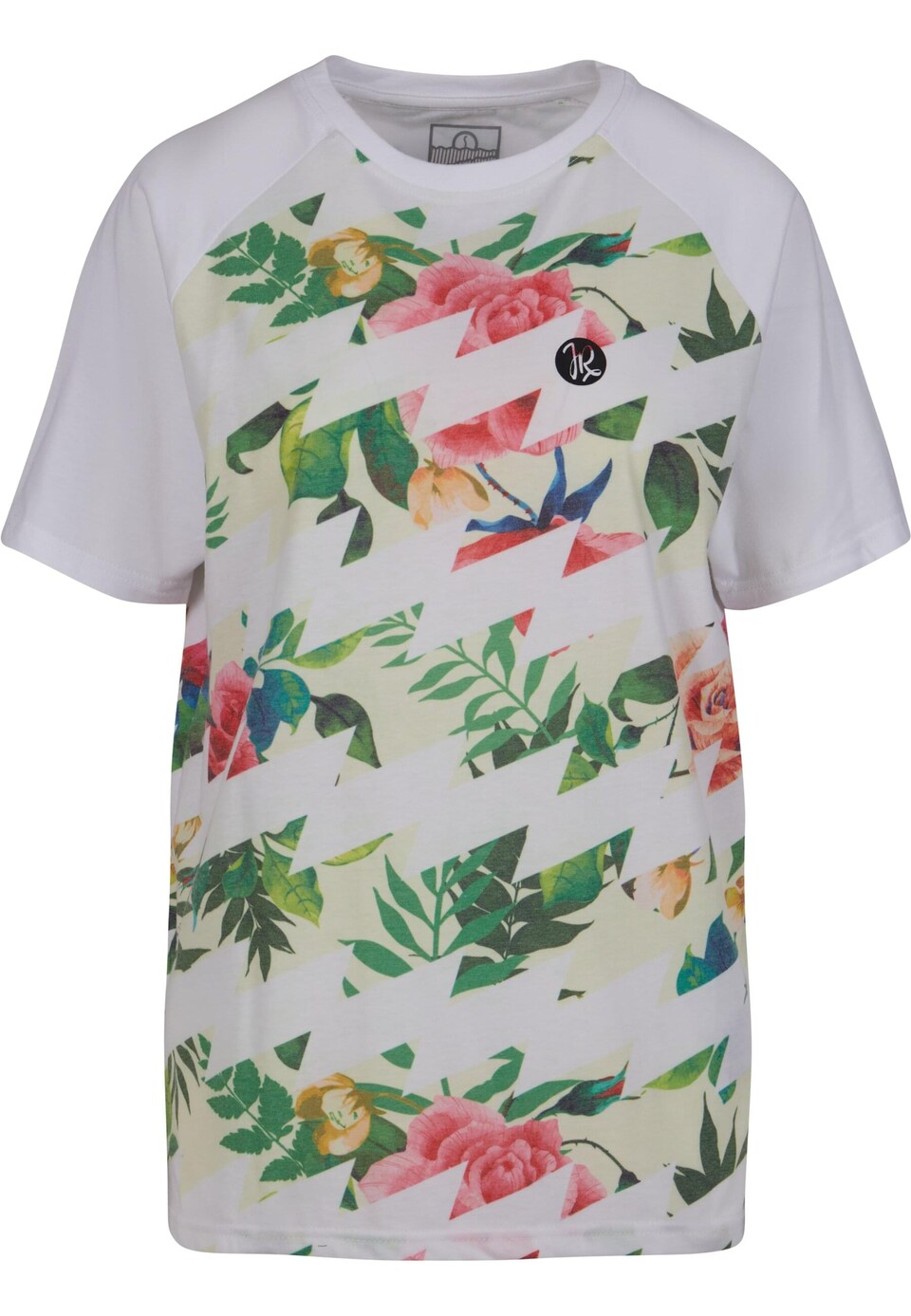 T-shirt 'Samara' pastellgul / jade / pitaya