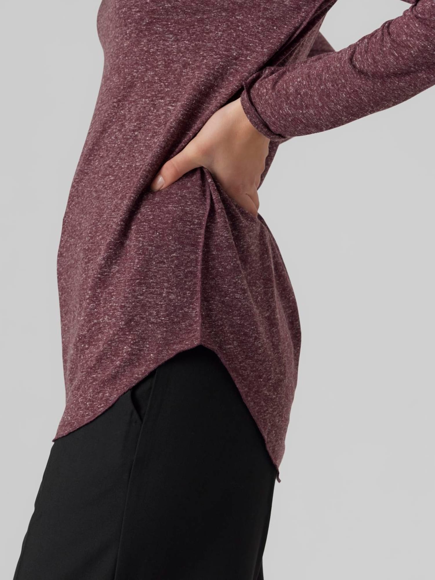 VERO MODA Póló  bordó termék 2. képe