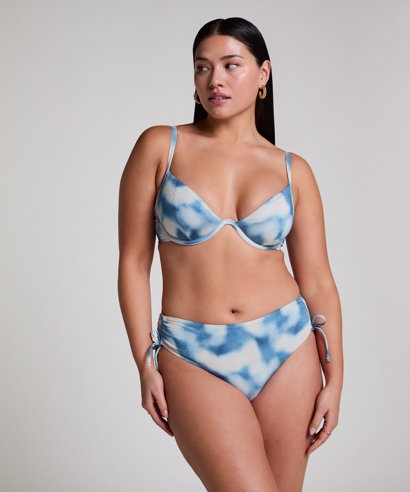 Hunkemöller Bikinový top 'Lagoa' modrá / biela (obrázok 4)