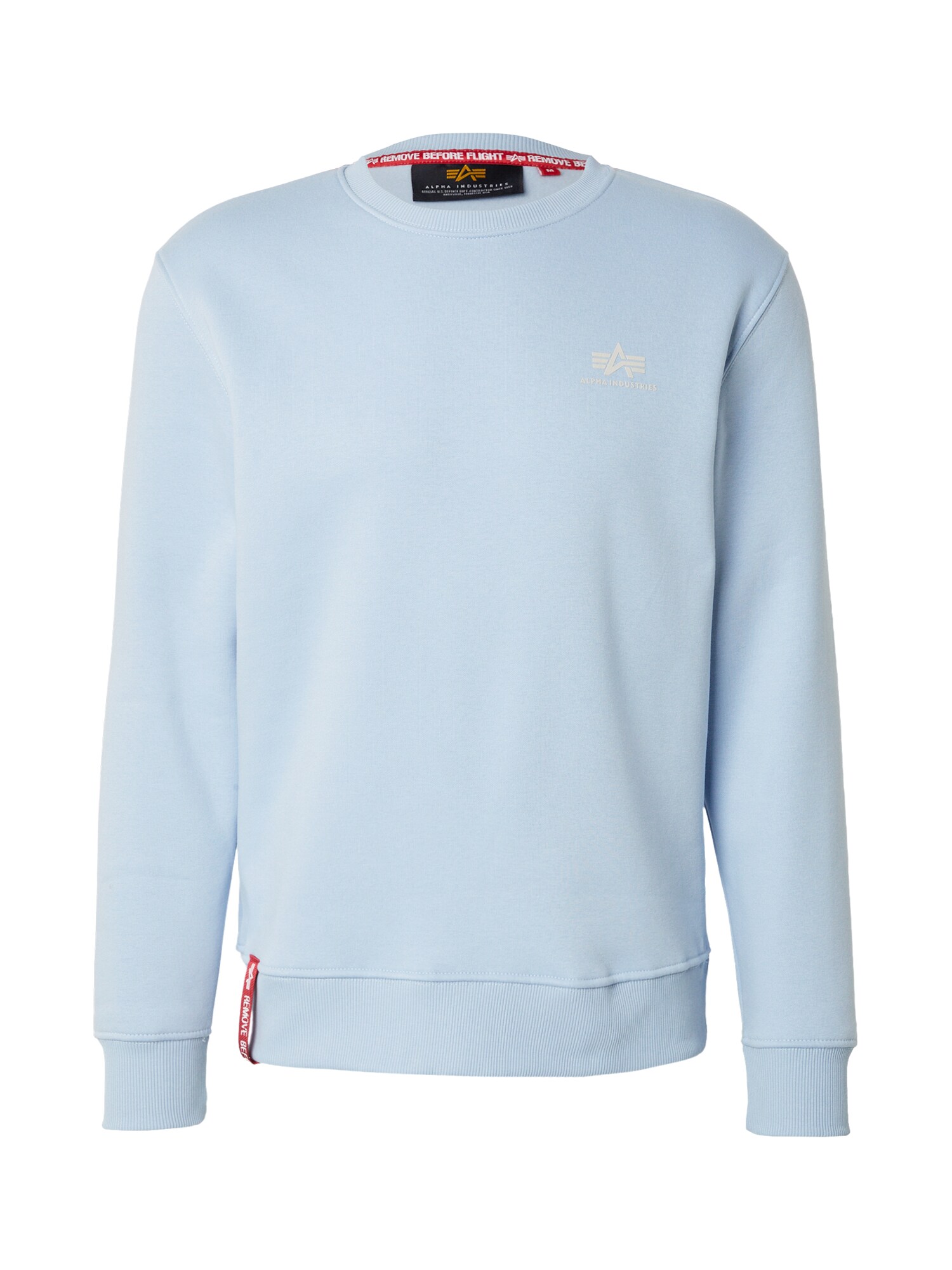 ALPHA INDUSTRIES Bluză de molton  albastru deschis