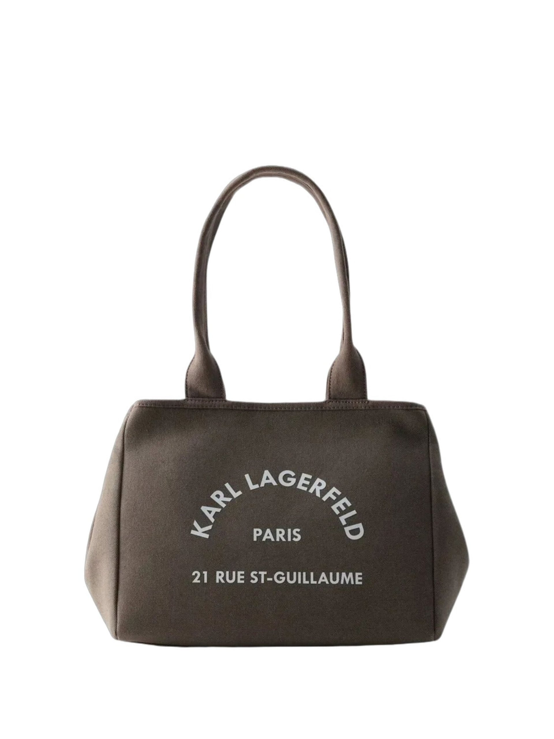 Karl Lagerfeld Shoppingväska 'Karl Lagerfeld Cabas Convertible Coton Taupe' dam